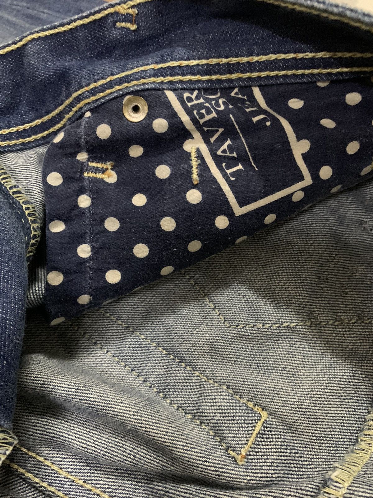 Tornado Mart Vintage Jimmy Taverniti Studded Flare Distress Grunge Jeans Size US 31 - 21 Thumbnail