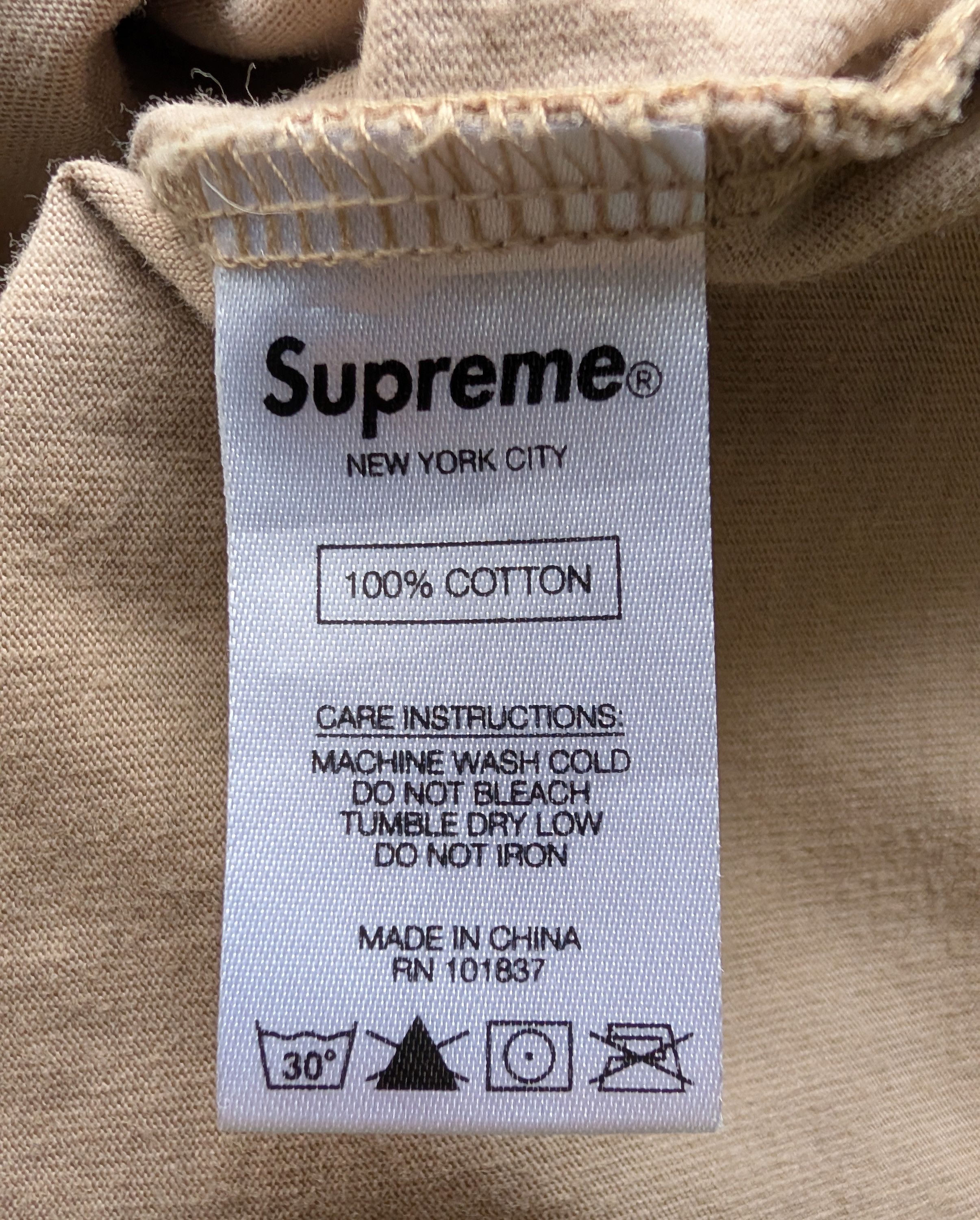 Supreme Supreme Needlepoint L/S Desert Camo size L Size US L / EU 52-54 / 3 - 5 Thumbnail