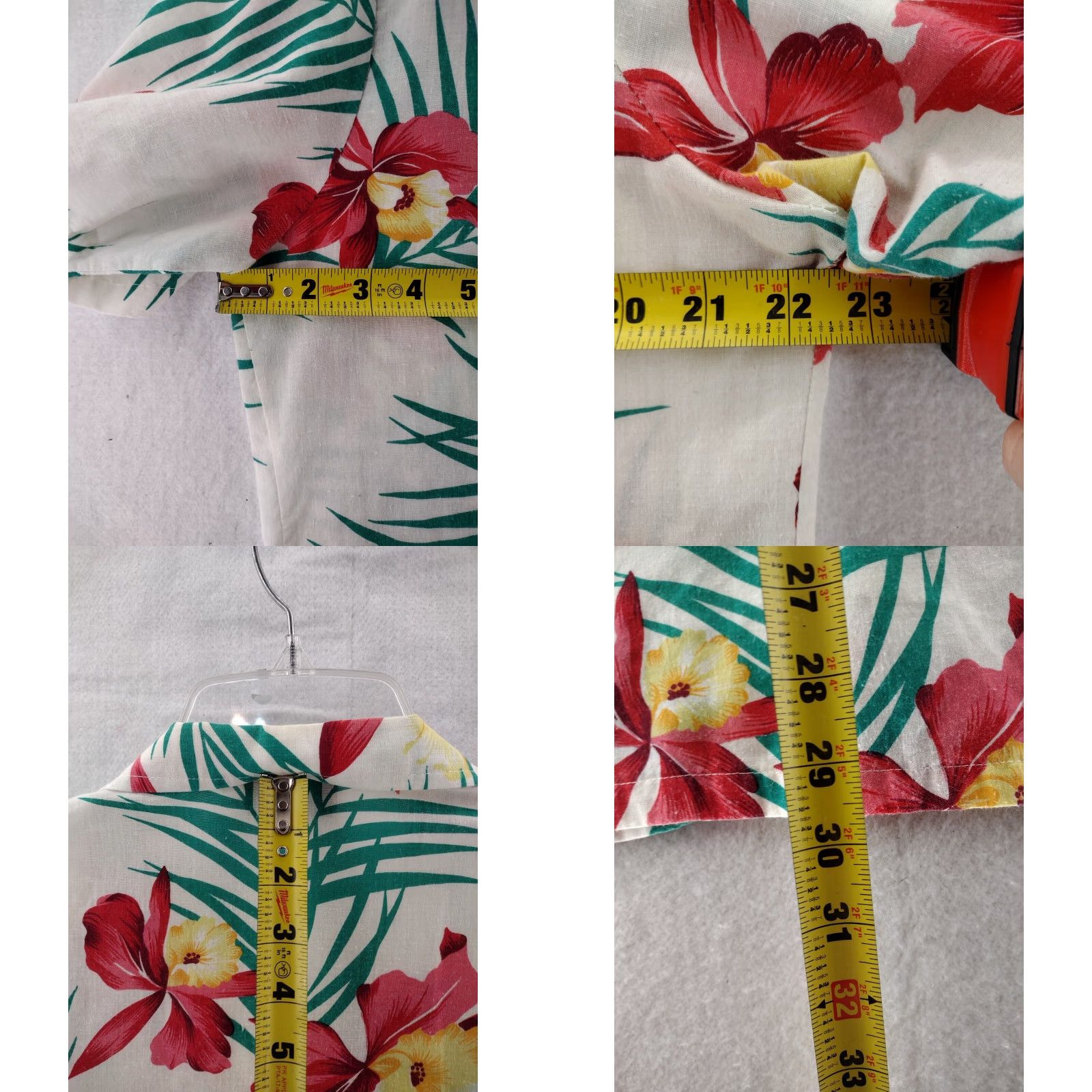 Vintage David Robert Shirt Mens Large Button-Down Cotton Aloha Pattern Hawaiian Shirt Size US L / EU 52-54 / 3 - 8 Thumbnail