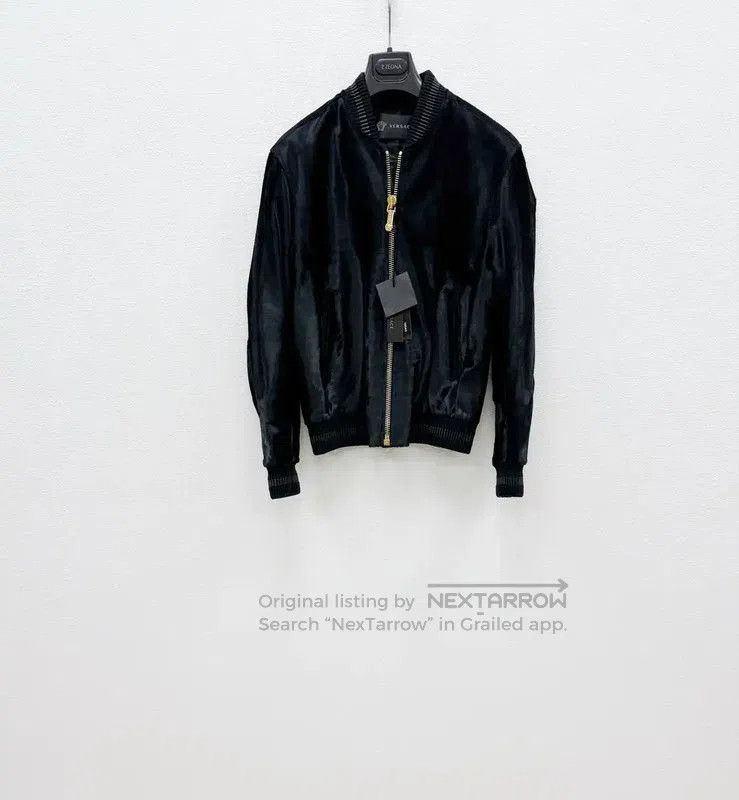 Versace Versace Black Long Sleeve Bomber Jacket . Size US L / EU 52-54 / 3 - 1 Thumbnail