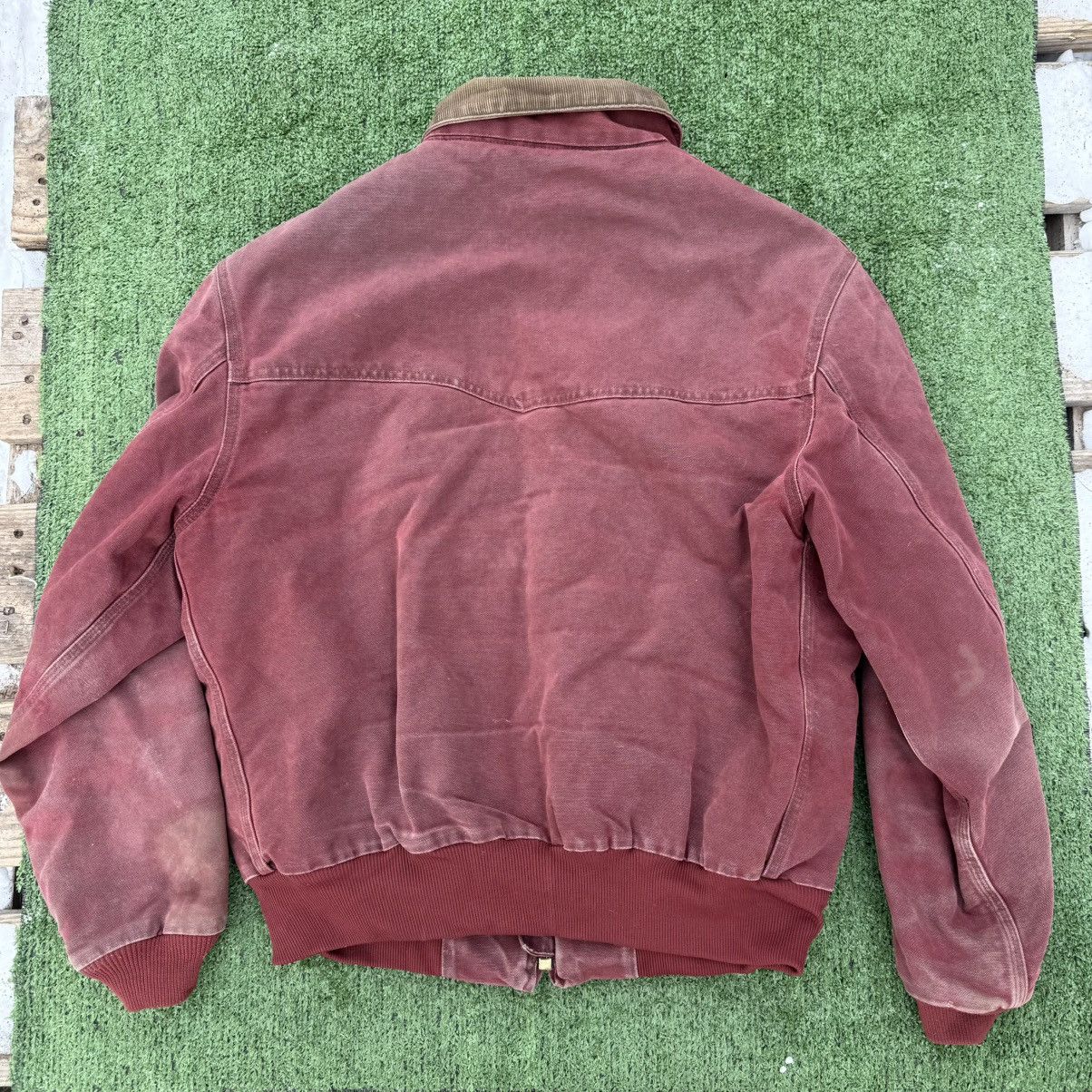 Carhartt Carhartt Men's Vintage Brick Red Santa Fe Jacket Size XL Size US XL / EU 56 / 4 - 2 Thumbnail