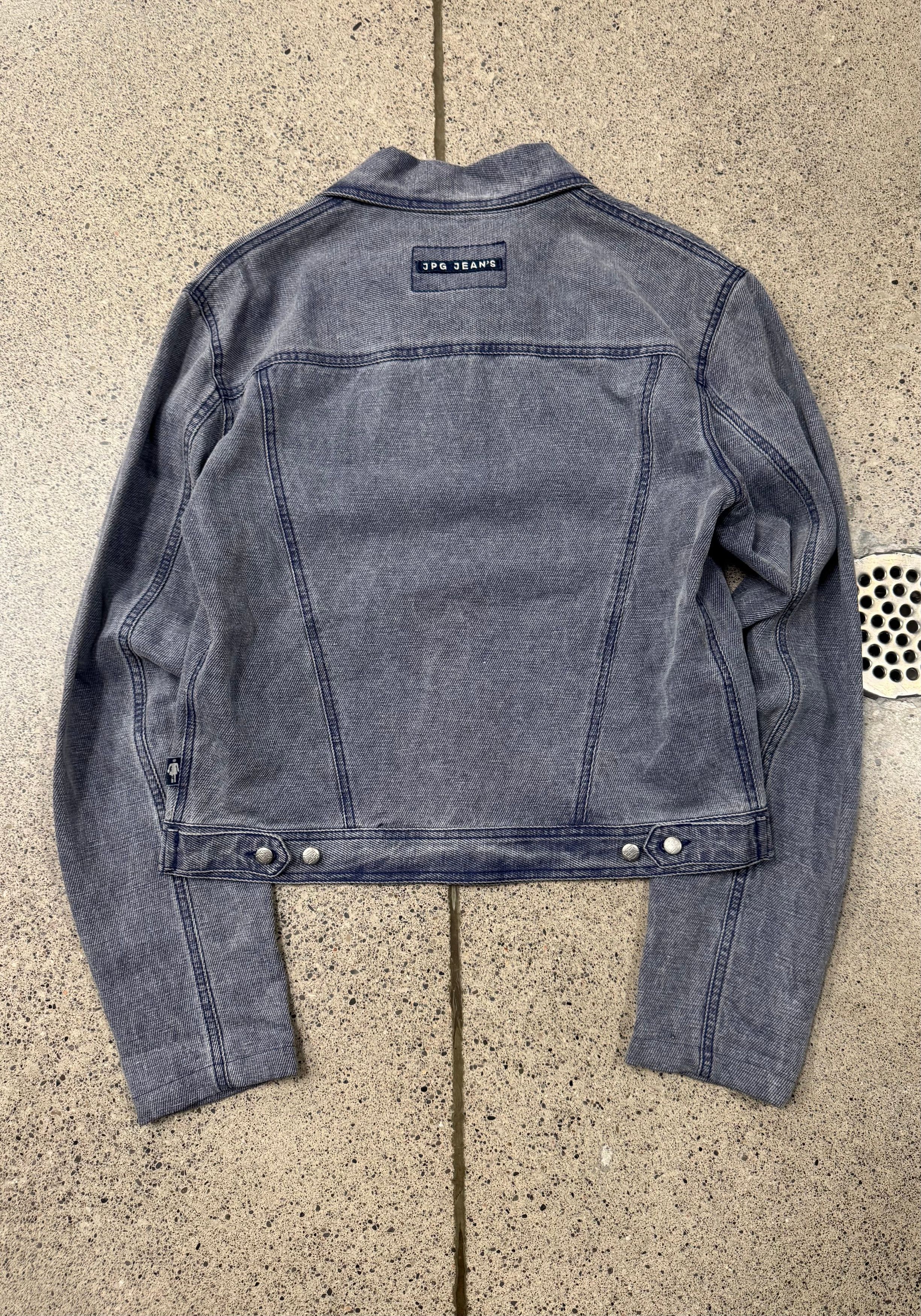 Jean Paul Gaultier Vintage 90s Jean Paul Gaultier Denim Trucker Jacket Size US L / EU 52-54 / 3 - 4 Thumbnail