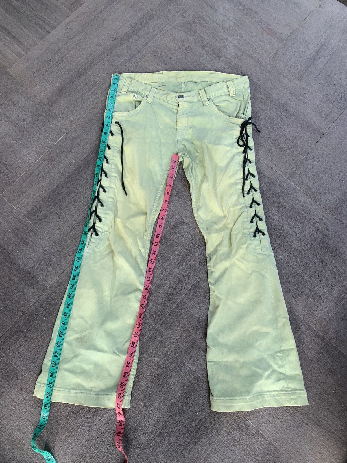 Tornado Mart Flared Sunfaded Tornado Mart Lace Pants Size US 35 - 6 Thumbnail