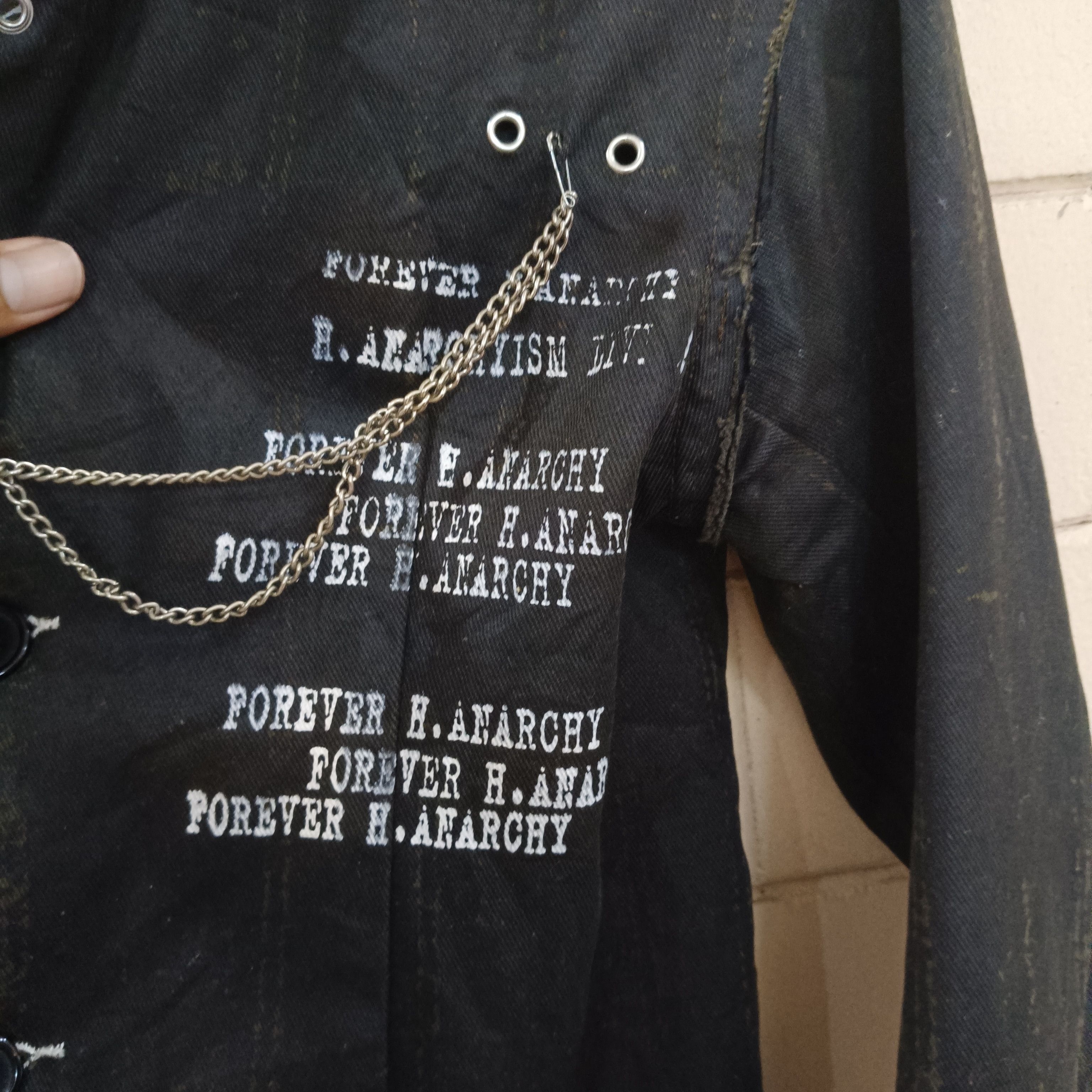 Japanese Brand H. ANARCHYISM for PLUS Punk Jacket Size US S / EU 44-46 / 1 - 10 Thumbnail
