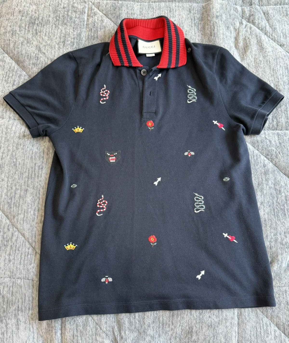Gucci Gucci Polo Shirt Size US M / EU 48-50 / 2 - 1 Thumbnail