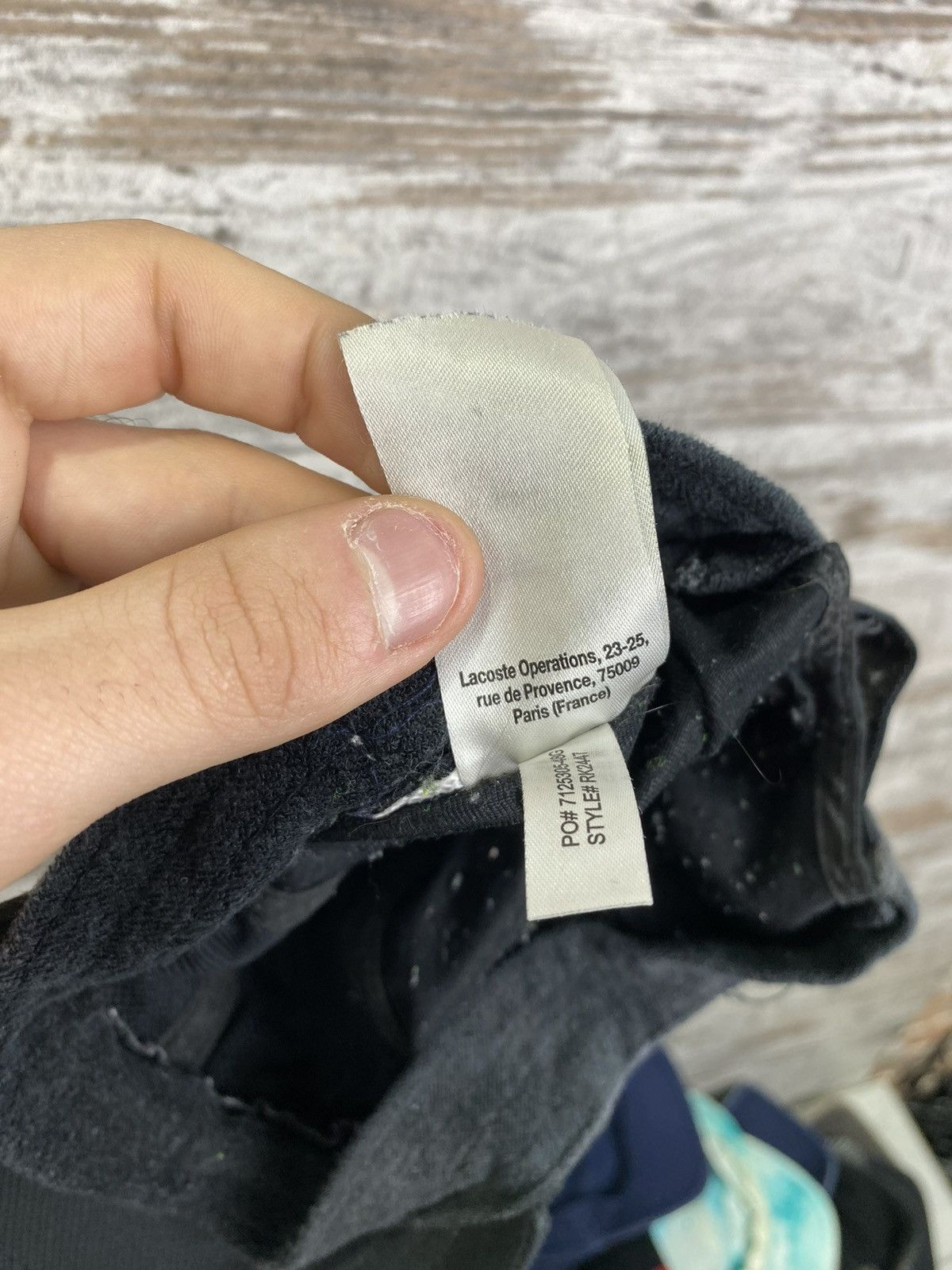 Lacoste × Vintage Mens Vintage Lacoste distressed cap hats Size ONE SIZE - 11 Thumbnail