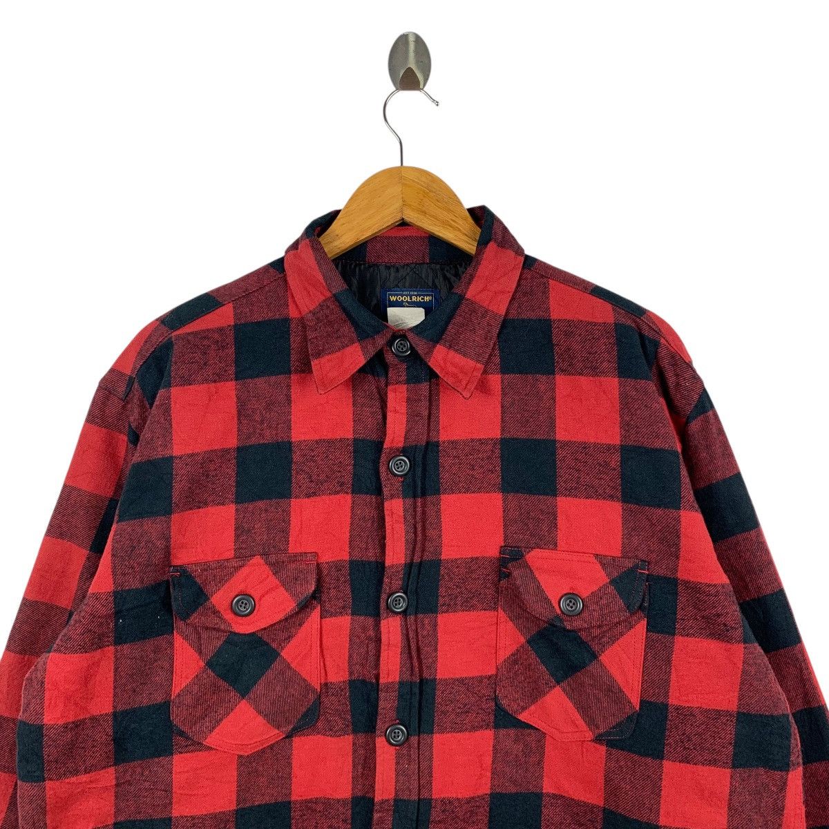 Woolrich Woolen Mills Vintage WOOLRICH Casualwear Checkered Tartan Design Jacket Size US L / EU 52-54 / 3 - 4 Thumbnail