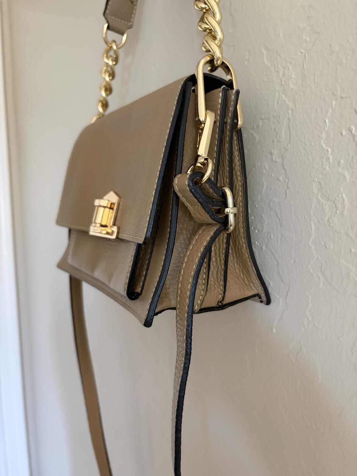 Other Persaman New York Taupe Shoulder Bag with Gold Hardware Size ONE SIZE - 3 Thumbnail