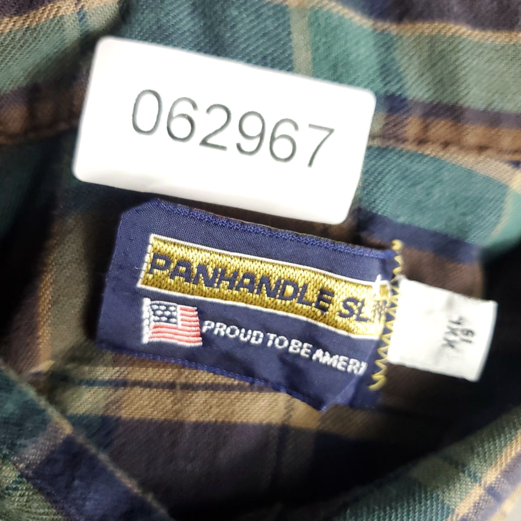 Vintage Panhandle Slim Button-Up Shirt Mens 2XL Blue Plaid Short Sleeve Casual Workwear Size US XXL / EU 58 / 5 - 8 Thumbnail