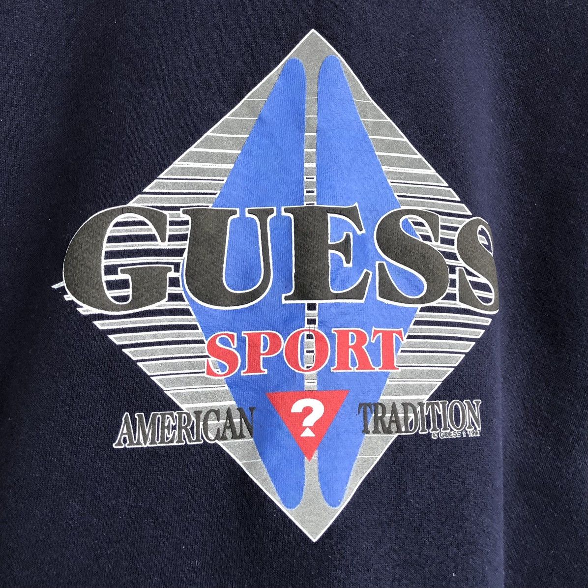 Georges Marciano Vintage Guess Sport Big Logo Sweatshirt Crewneck Made In USA Size US M / EU 48-50 / 2 - 3 Thumbnail