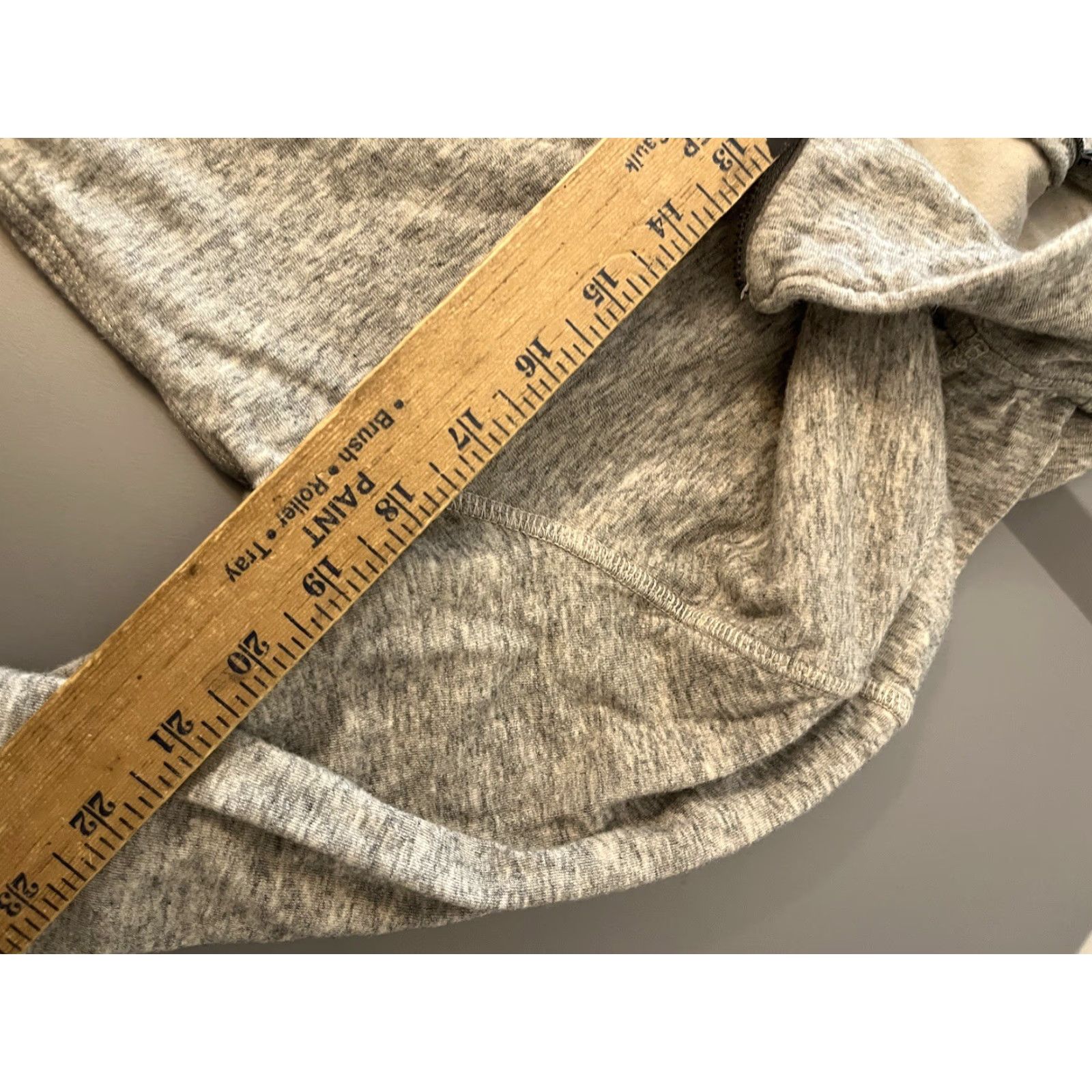 J.Crew VINTAGE J.CREW Sweater Shirt Men Medium Gray Double-knit Half-zip Pullover F8147 Knitted Knit 90s? Mens Size US M / EU 48-50 / 2 - 5 Thumbnail