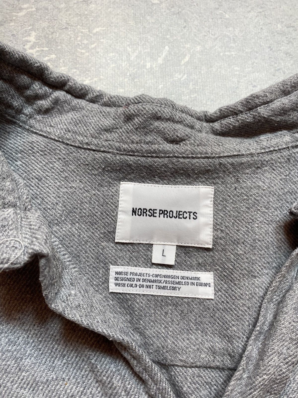 Norse Projects Norse Projects Mens Gray Shirt Size US L / EU 52-54 / 3 - 12 Thumbnail