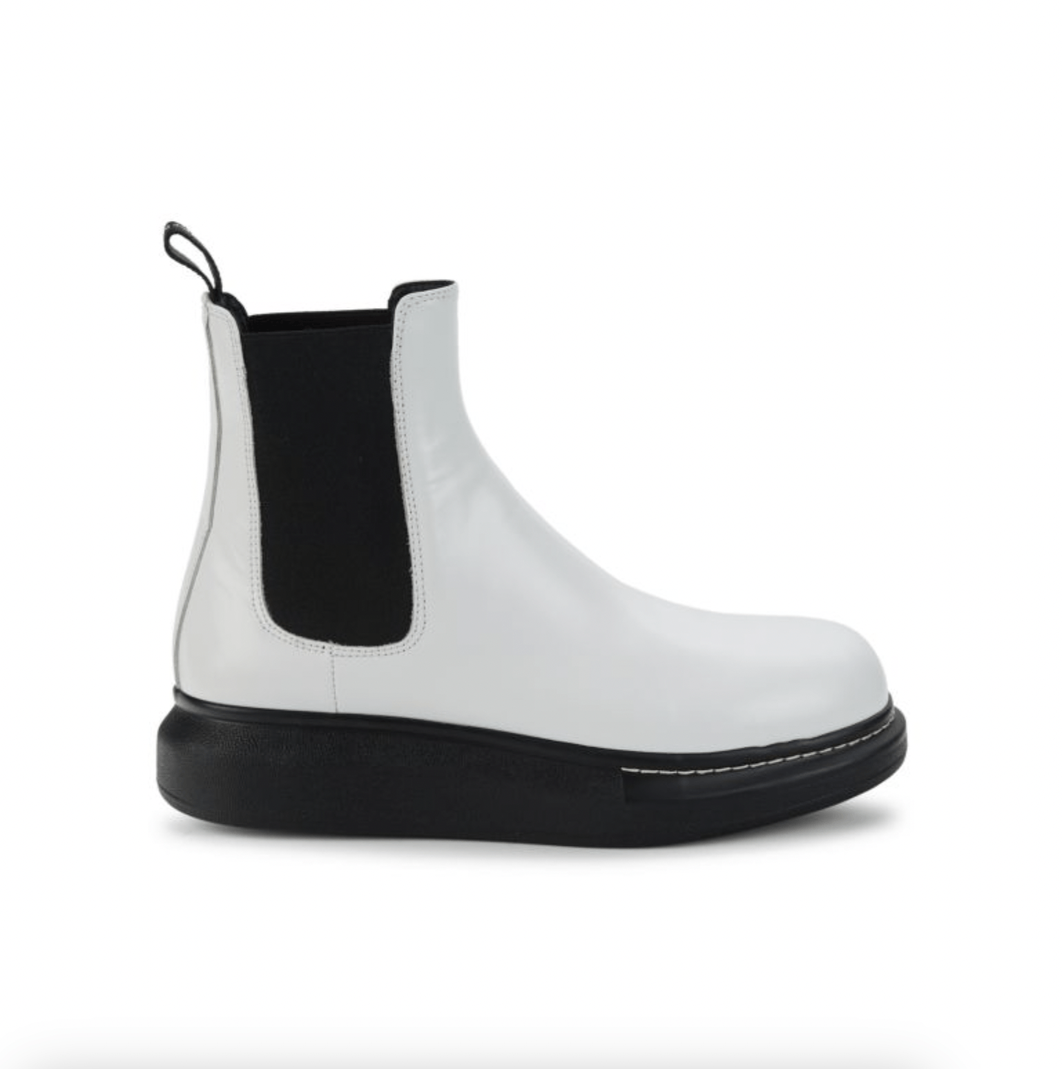 Alexander McQueen ALEXANDER MCQUEEN Men's Platform Leather Chelsea Boots Size US 8 / EU 41 - 1 Thumbnail