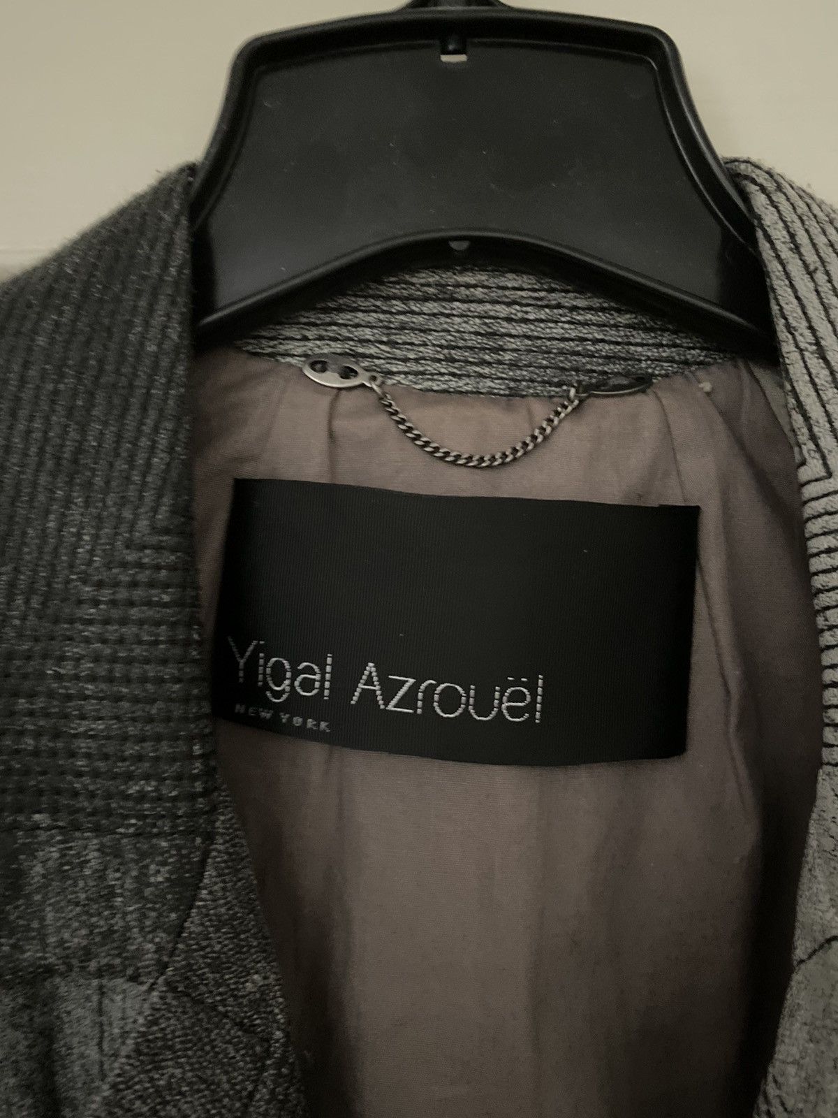 Vintage × Yigal Azrouel Yigal Azrouel distressed studded grey leather jacket sz 4 Size S / US 4 / IT 40 - 7 Thumbnail