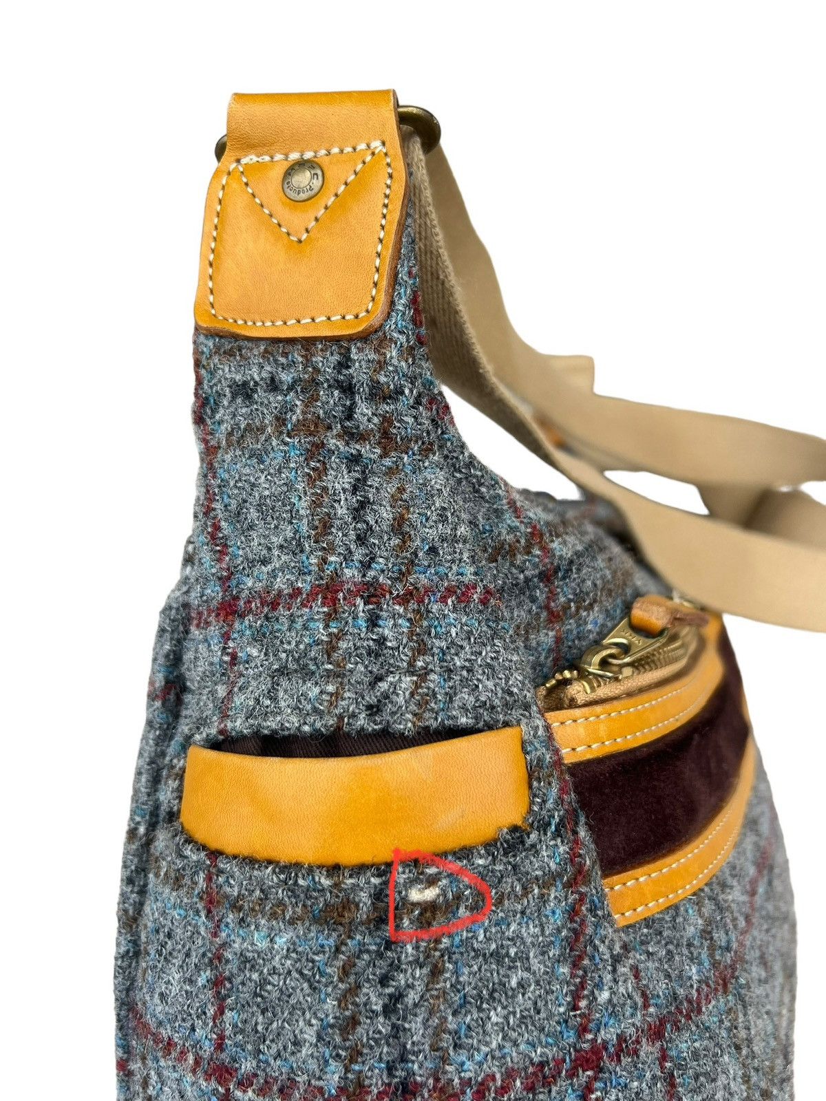Harris Tweed Vintage Masterpiece chef-d'oeuvre X Harris Tweed Hybrid Bag Size ONE SIZE - 14 Thumbnail