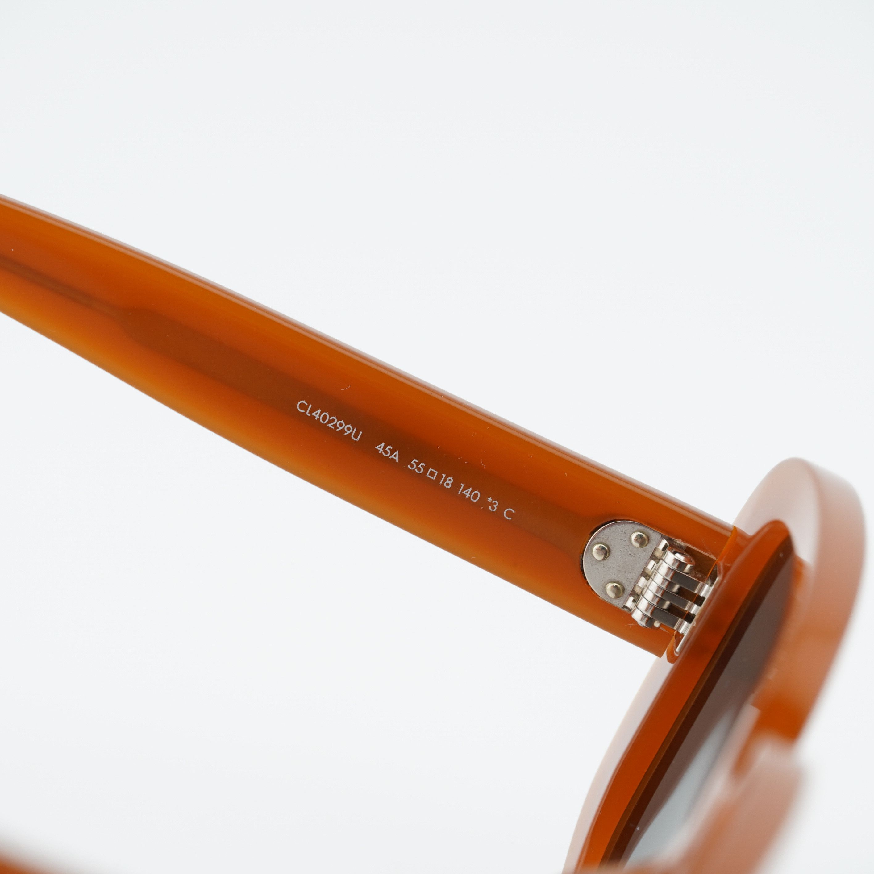 Celine Celine CL40299U 45A Sunglasses Shiny Brown Square Frame Size ONE SIZE - 5 Thumbnail