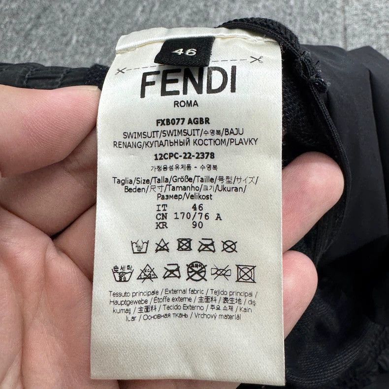 Fendi Fendi dark nylon full print shorts Size US 44 / EU 60 - 5 Thumbnail