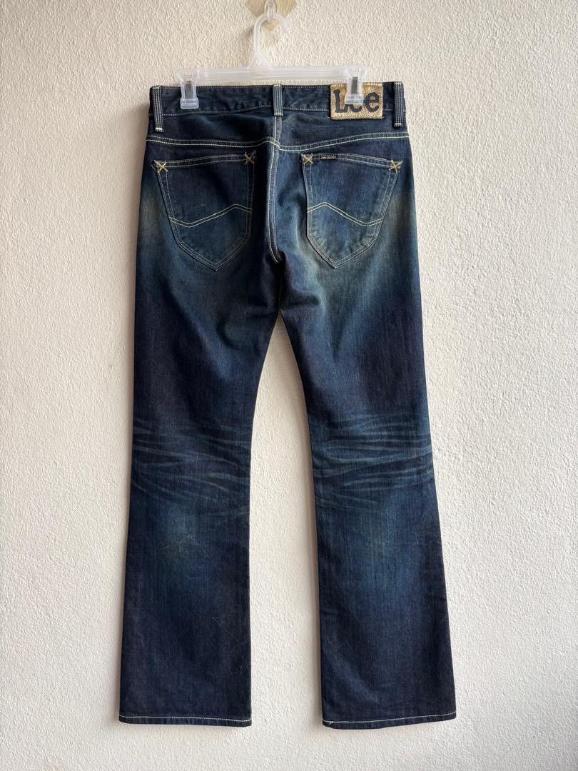 Lee Vintage Y2K Lee Riders Gold Label Mud Wash Denim Flare Jeans Size US 30 / EU 46 - 1 Thumbnail