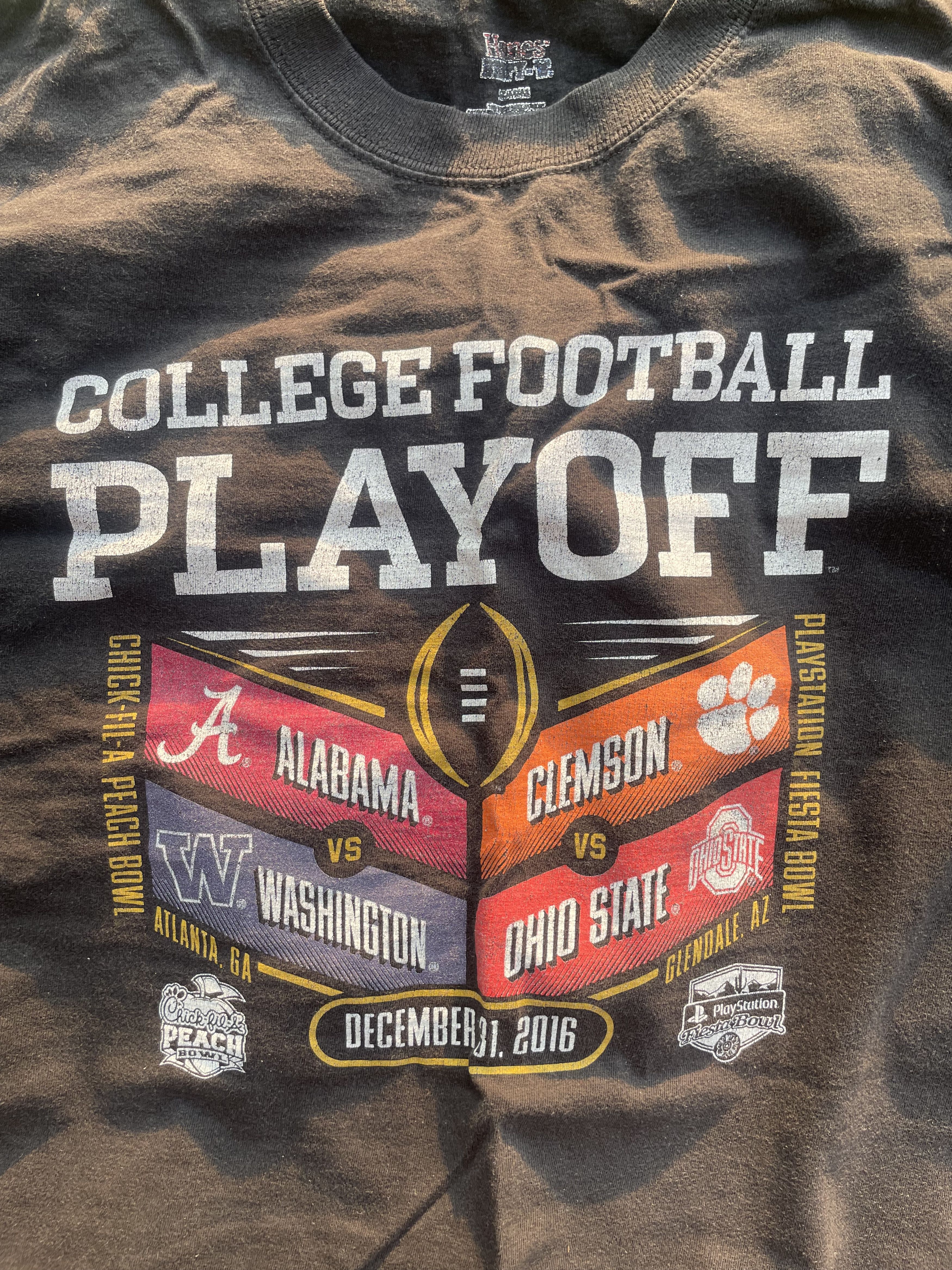 Hanes 2016 College Football Playoffs Bowl Game Tee Size US M / EU 48-50 / 2 - 3 Thumbnail