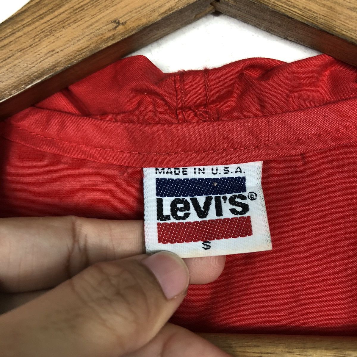 Levi's × Vintage 📌Vintage Anorak Jacket Pull Over Levi's Olympic 1984 Size US S / EU 44-46 / 1 - 19 Thumbnail