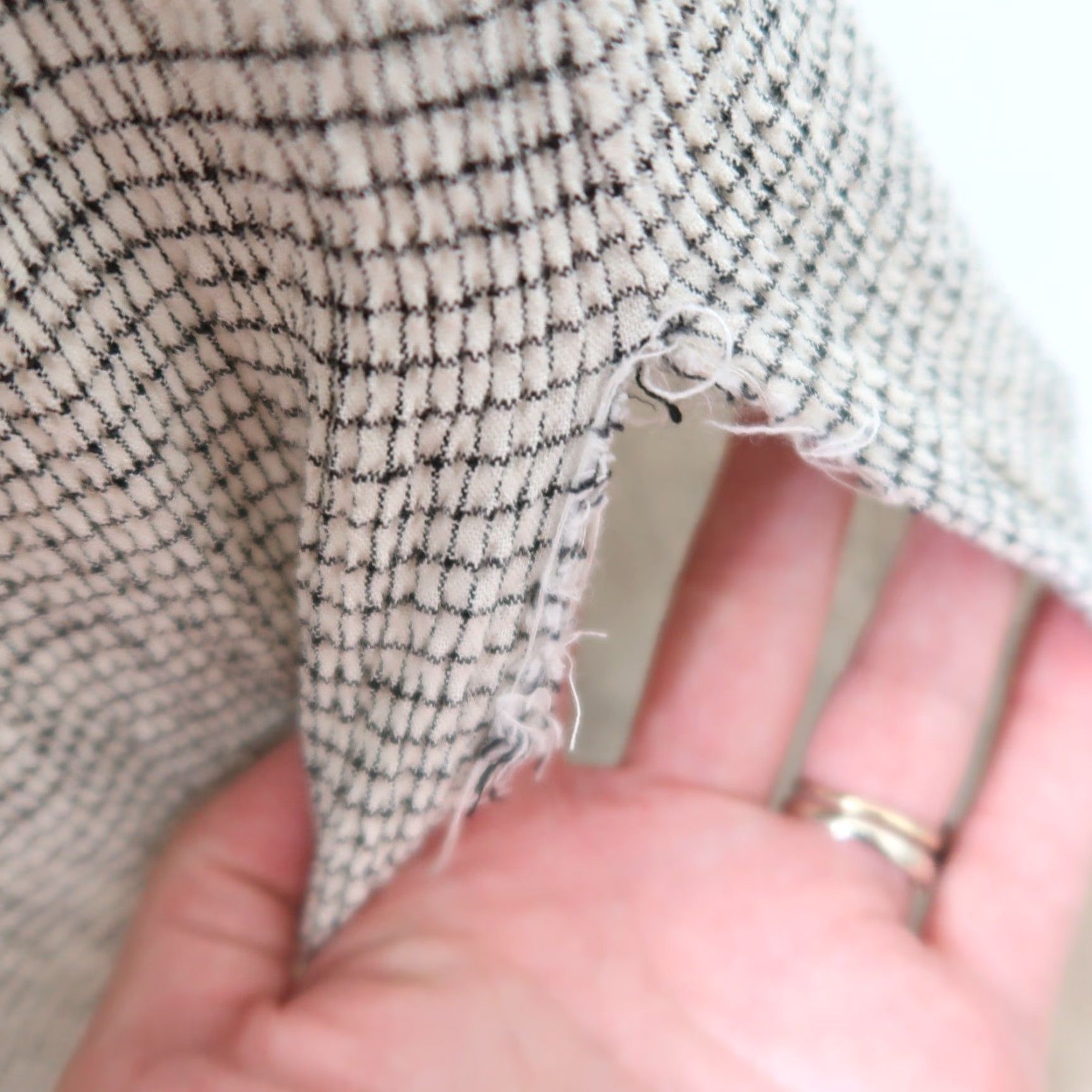 Vintage VINTAGE Tyler Boe cream and black grid print maxi jumper dress 14 Women Sleeveless Zip 53" length Size XL / US 12-14 / IT 48-50 - 6 Thumbnail