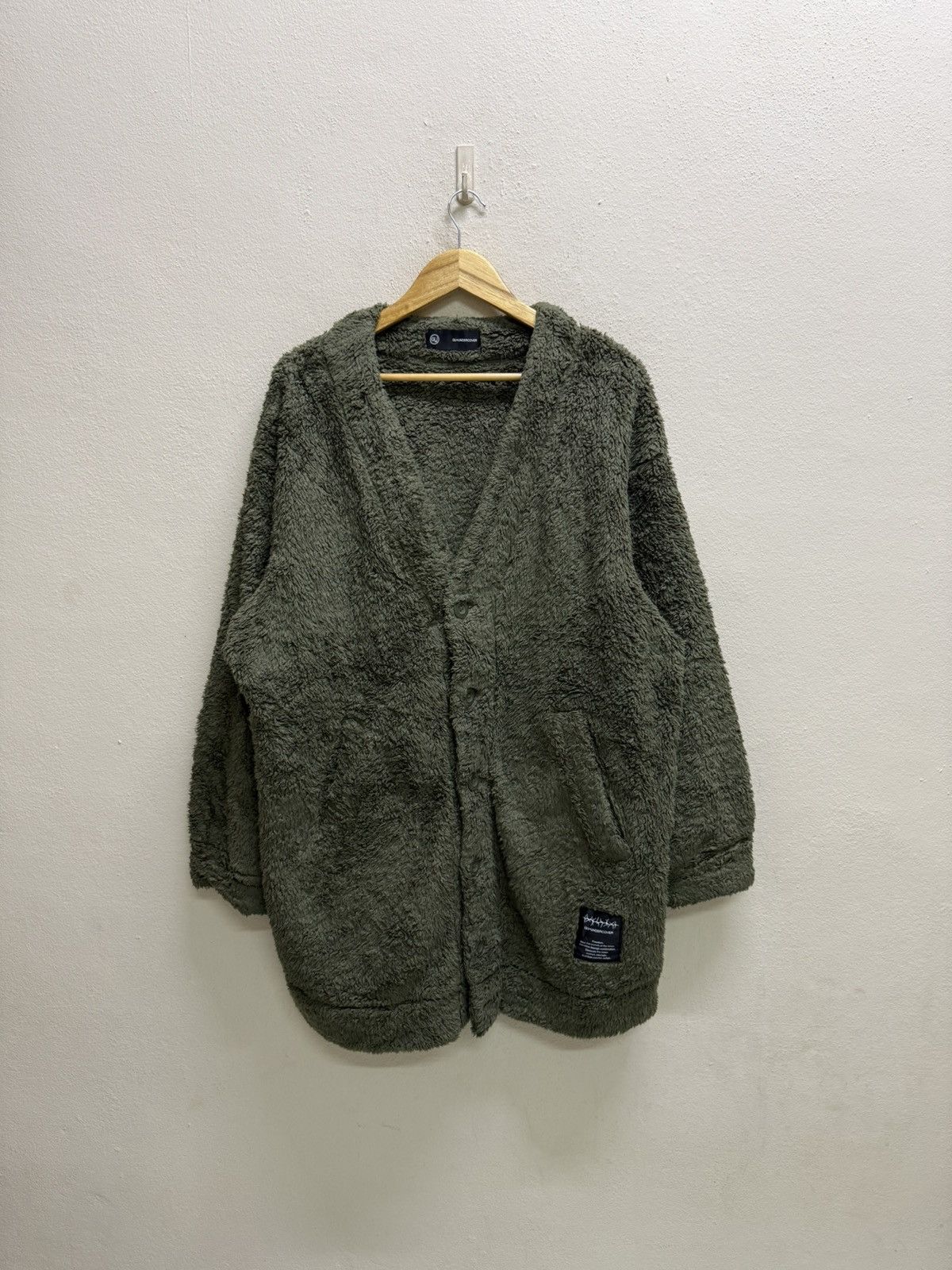 GU × Undercover Gu x Undercover Sherpa Fleece Cardigan Sweater Size US XL / EU 56 / 4 - 20 Thumbnail