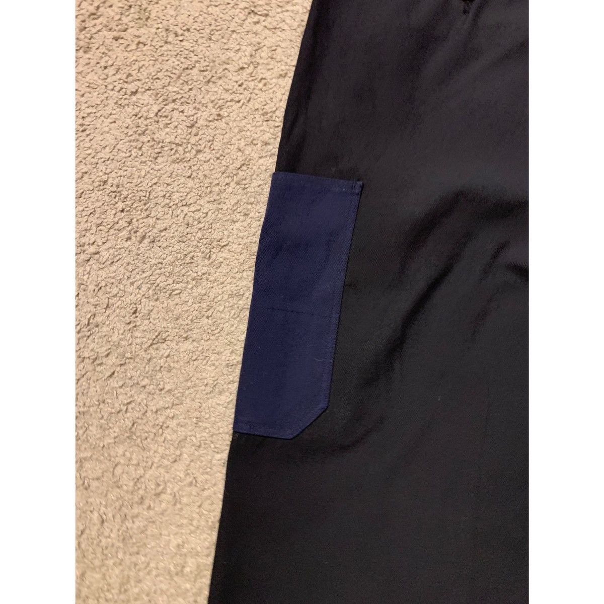 Theory THEORY PROJECT NAVY WIDE LEG CARGO PANTS Size US 32 / EU 48 - 16 Thumbnail