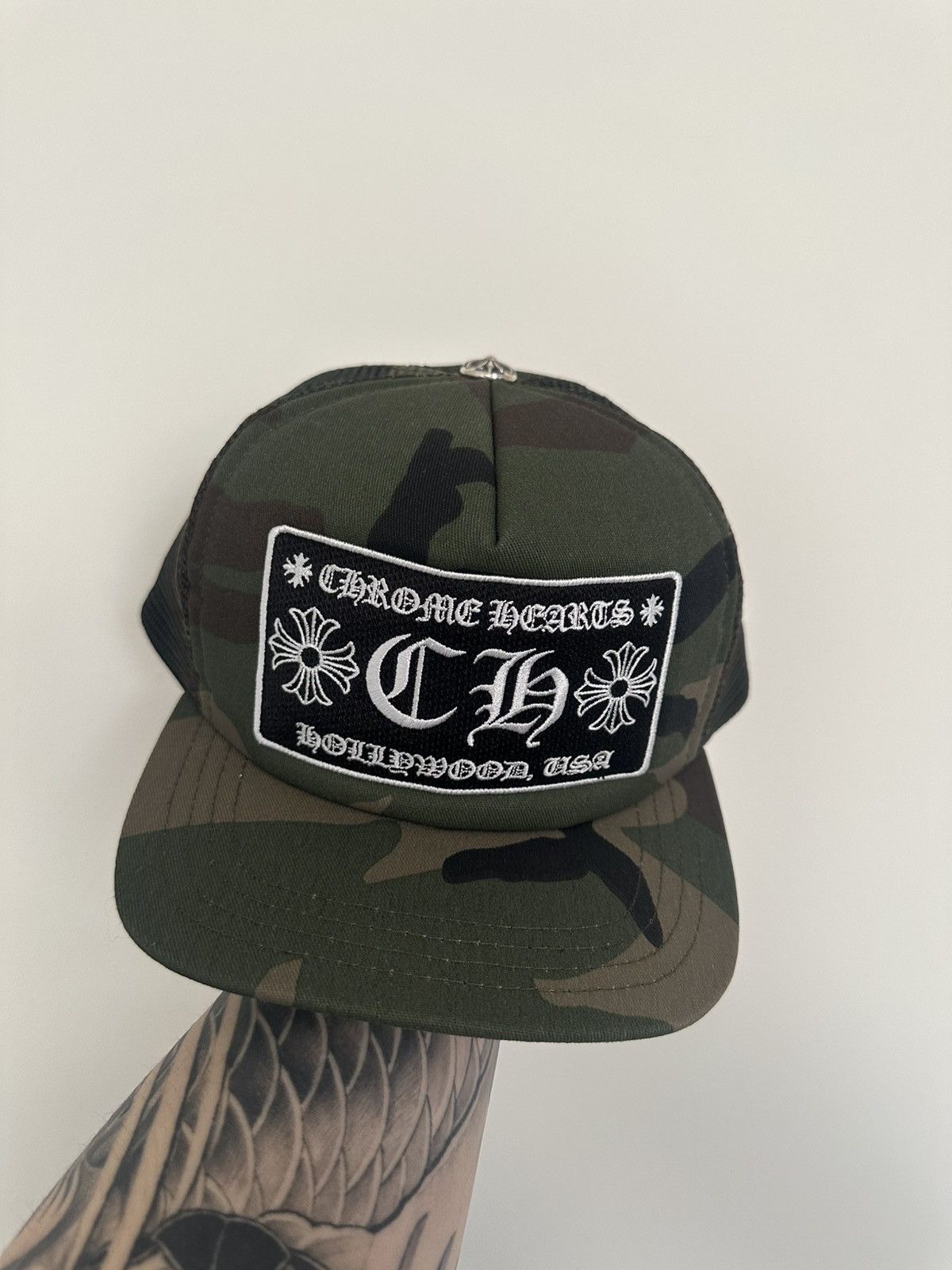 Chrome Heart Camo Hollywood Trucker