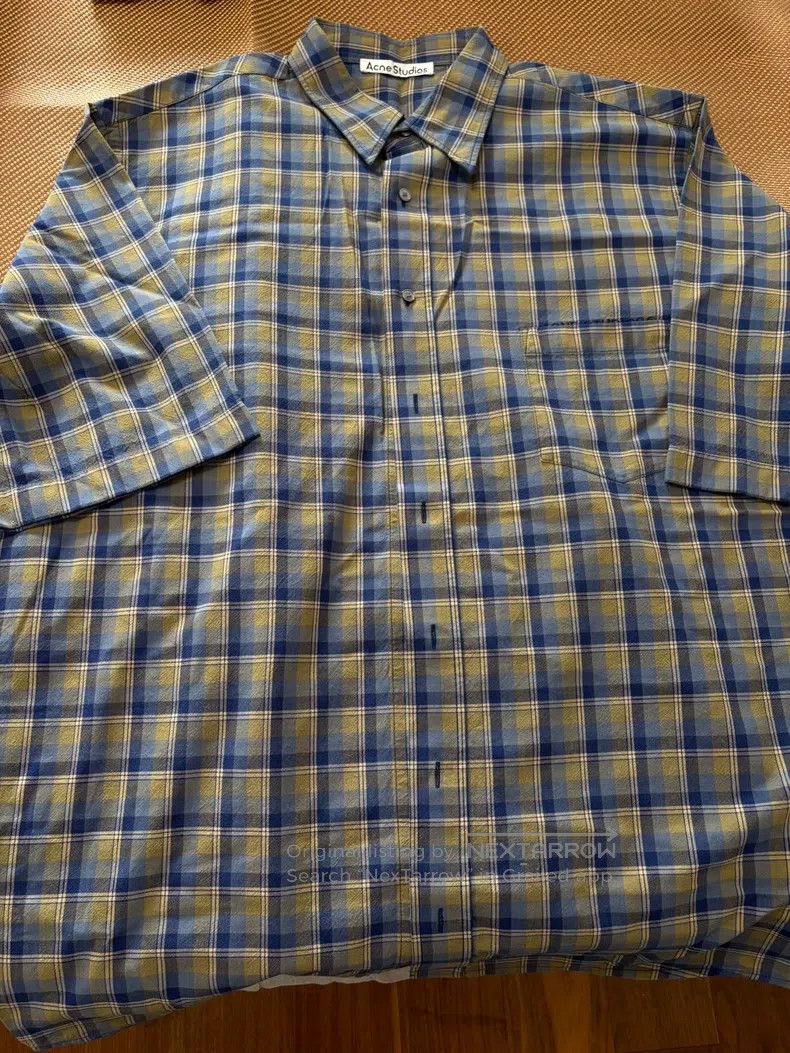 Acne Studios Acne Studios size:50 Plaid Shirt Size US XL / EU 56 / 4 - 2 Thumbnail