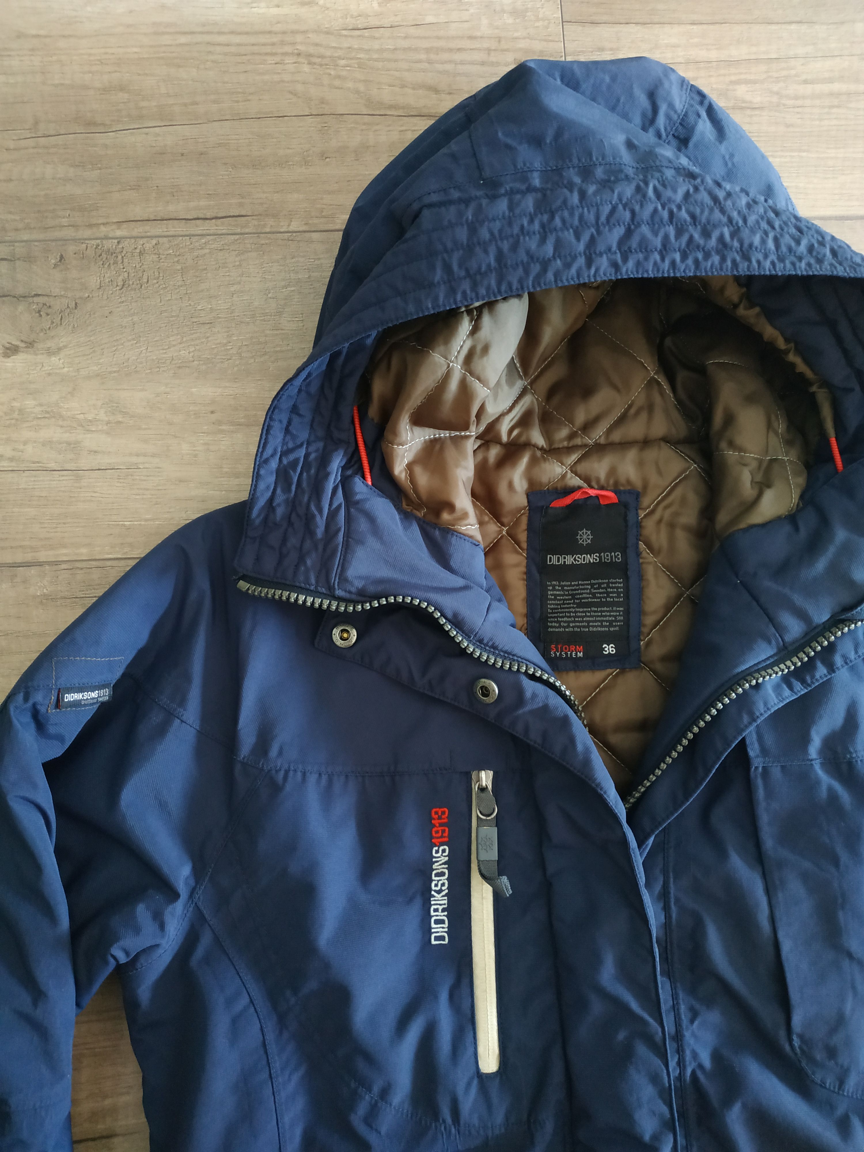 Other Didriksons Women's Waterproof Long Jacket/ Parka, s.36 (S) Size S / US 4 / IT 40 - 5 Thumbnail