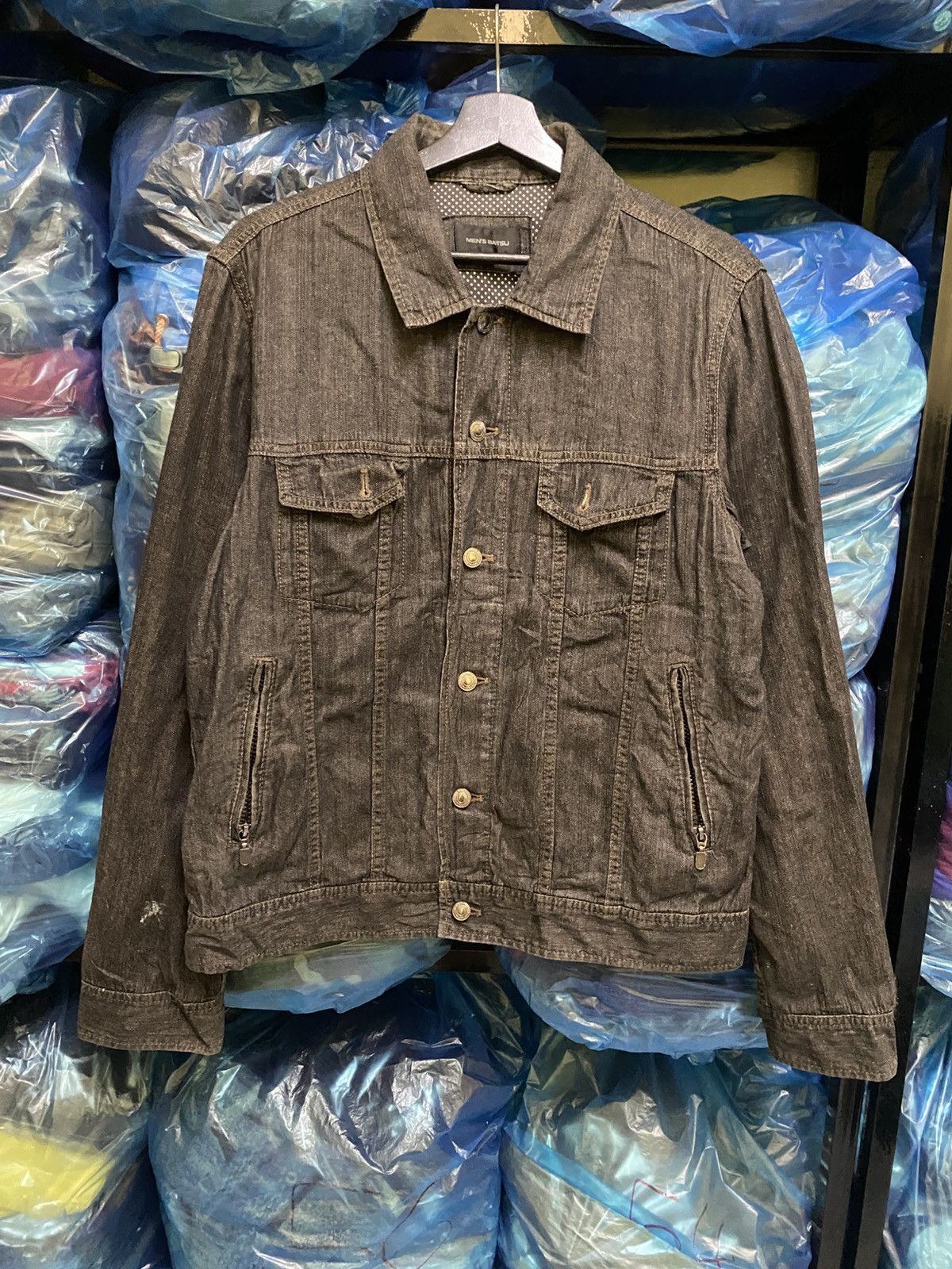 VINTAGE MENS BATSU JEANS JACKET