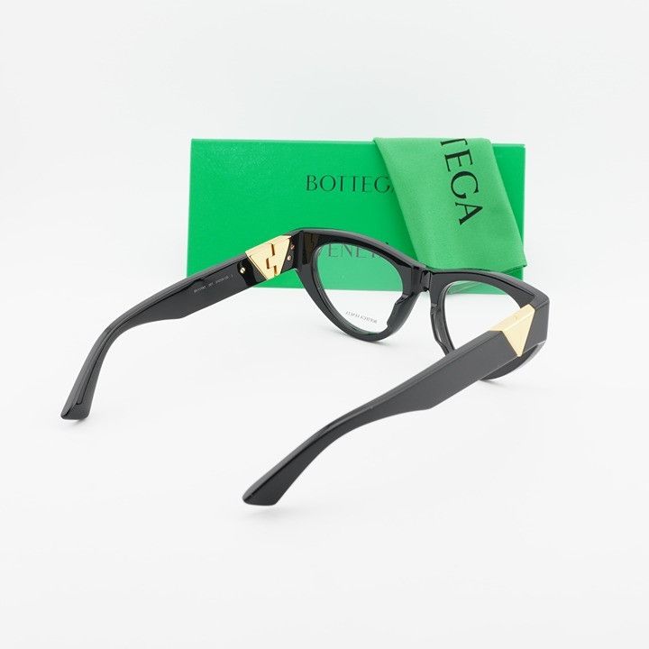 Bottega Veneta Bottega Veneta BV1179O 001 Eyeglasses Black 51mm Cat Eye Fra Size ONE SIZE - 10 Thumbnail