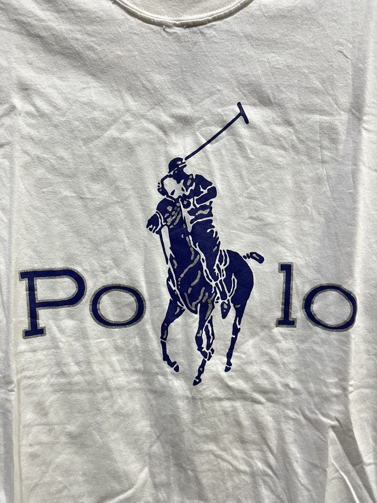 Polo Ralph Lauren Polo Ralph Lauren Big Pony Tee Logo 90s Size US L / EU 52-54 / 3 - 2 Thumbnail