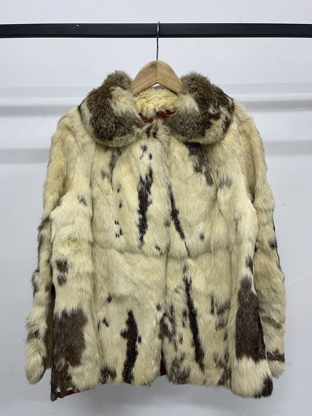 14th Addiction 80's Vintage Margiela Style Rabbit Fur Rare Design Jacket Size US M / EU 48-50 / 2 - 3 Thumbnail