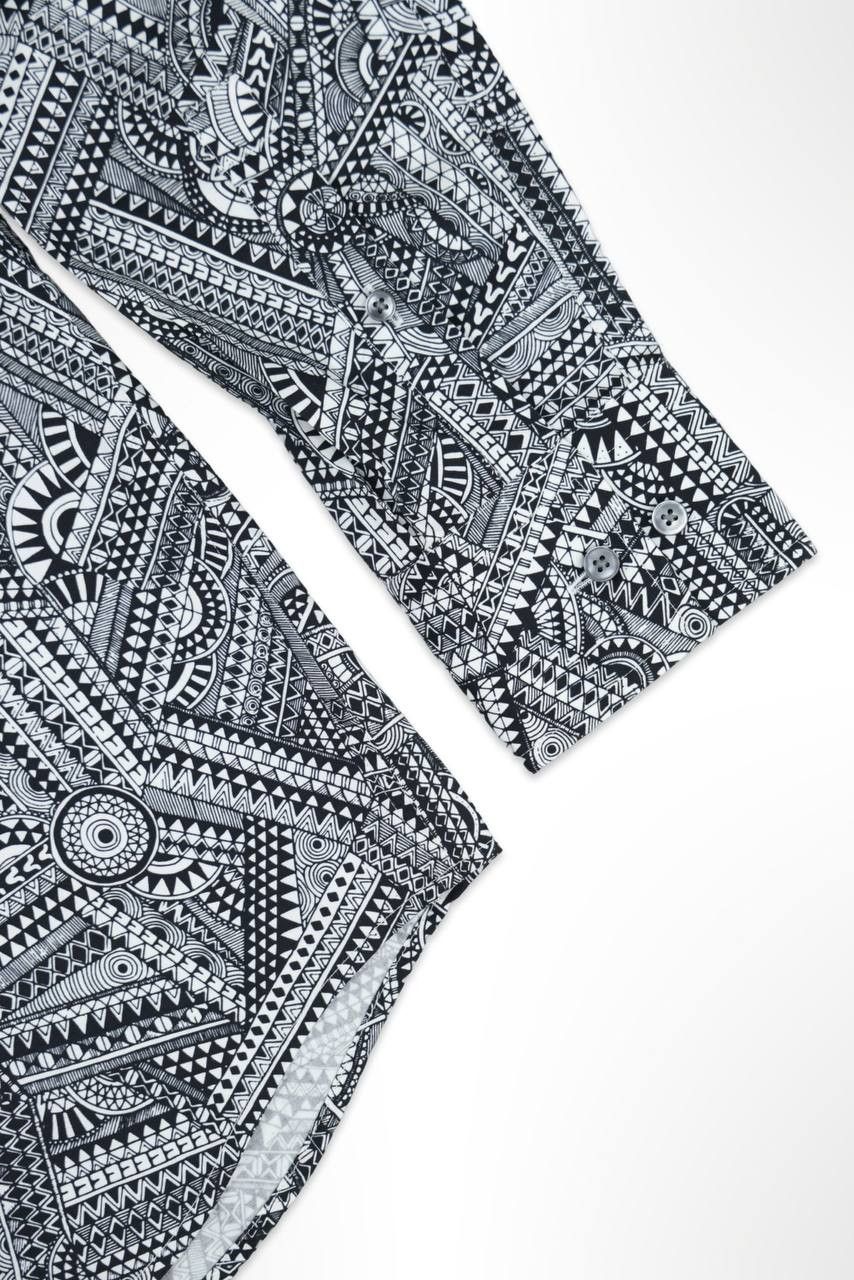 Hugo Boss HUGO BOSS X MEISSEN Shirt with a pattern Size US S / EU 44-46 / 1 - 8 Thumbnail