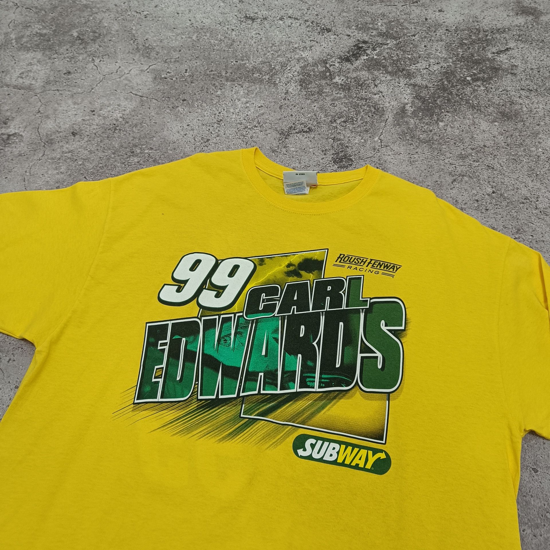 Chase Authentics Vintage Nascar Carl Edwards T-Shirt Size US XL / EU 56 / 4 - 5 Thumbnail