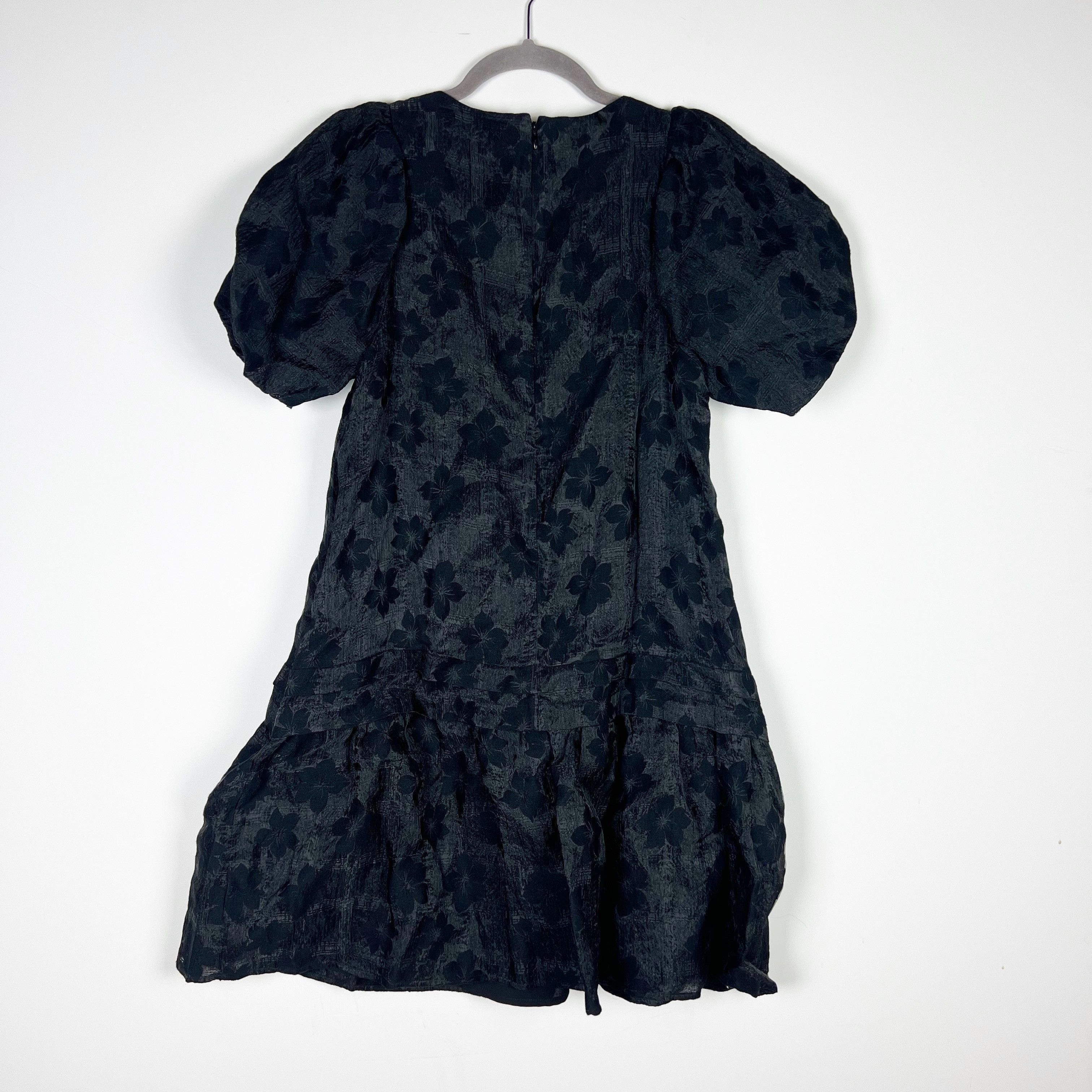 Madewell NEW Madewell Puff Sleeve Pleated Mini Dress Size S / US 4 / IT 40 - 4 Thumbnail