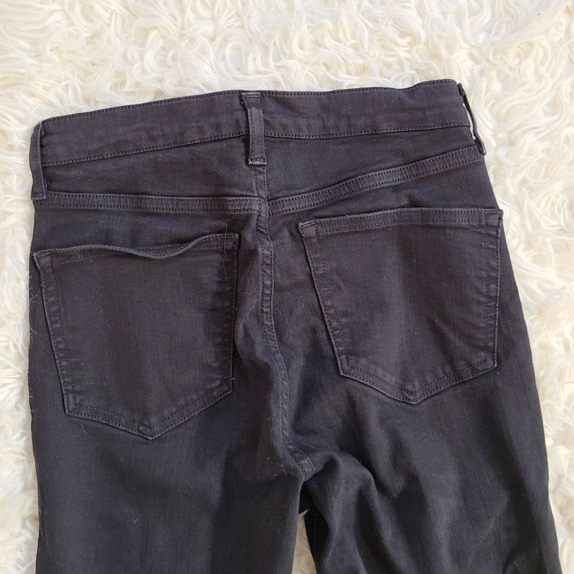 Topshop Topshop Moto Jamie black distressed skinny jeans w28 l30 Size 28" / US 6 / IT 42 - 4 Thumbnail