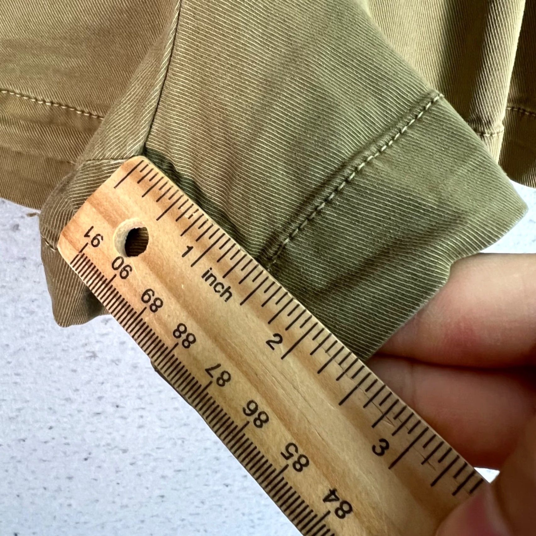 Anthropologie Anthropologie Womens Size 8 Olive High-Waisted Pleated Shorts Cotton Blend Shirt Women Olive Green ? Size 30" / US 8 / IT 44 - 7 Thumbnail