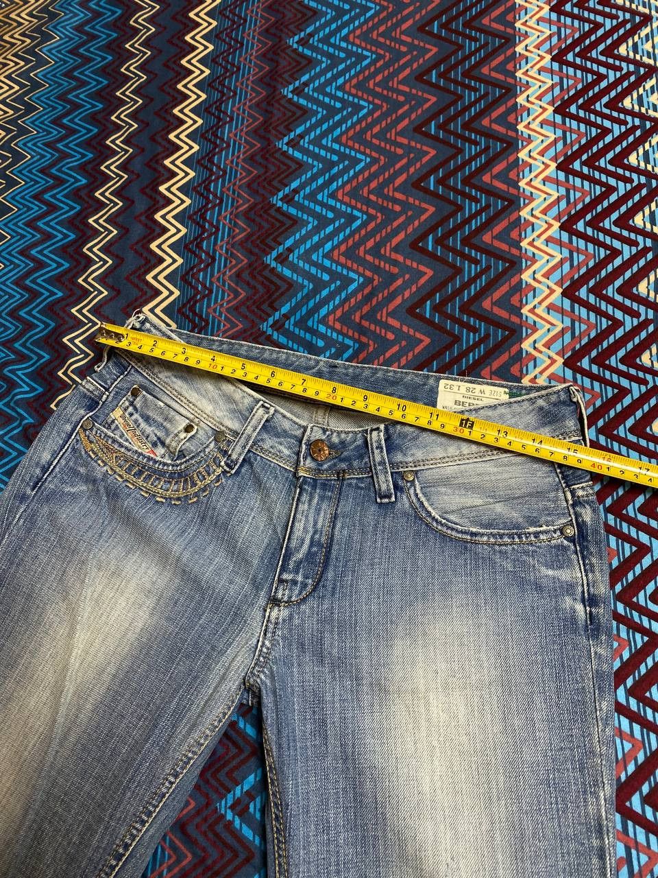 Diesel × Vintage Vintage Y2K Diesel jeans denim faded stretwear style size 28 Size 28" / US 6 / IT 42 - 20 Thumbnail