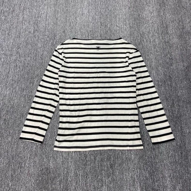 Dior Dior Black White Stripe Long Sleeve Top Size US XS / EU 42 / 0 - 2 Thumbnail