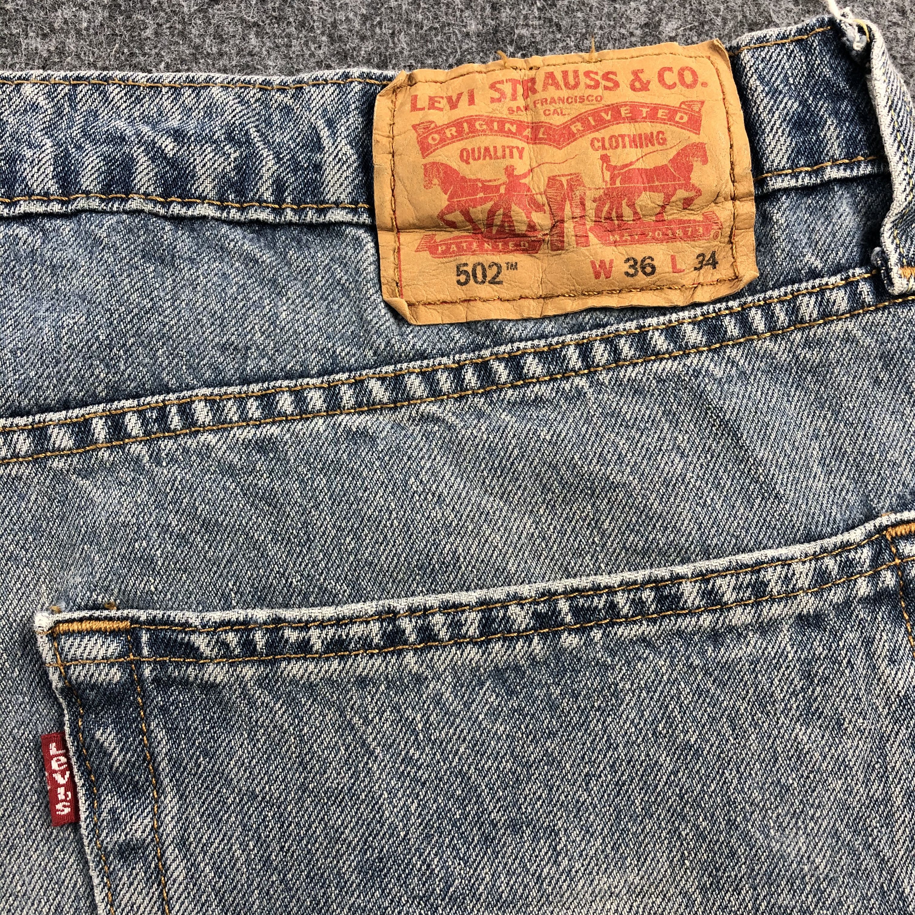 Levi's × Vintage Vintage Blue Wash Levis 502 Jeans-JM1237 Size US 39 - 5 Thumbnail