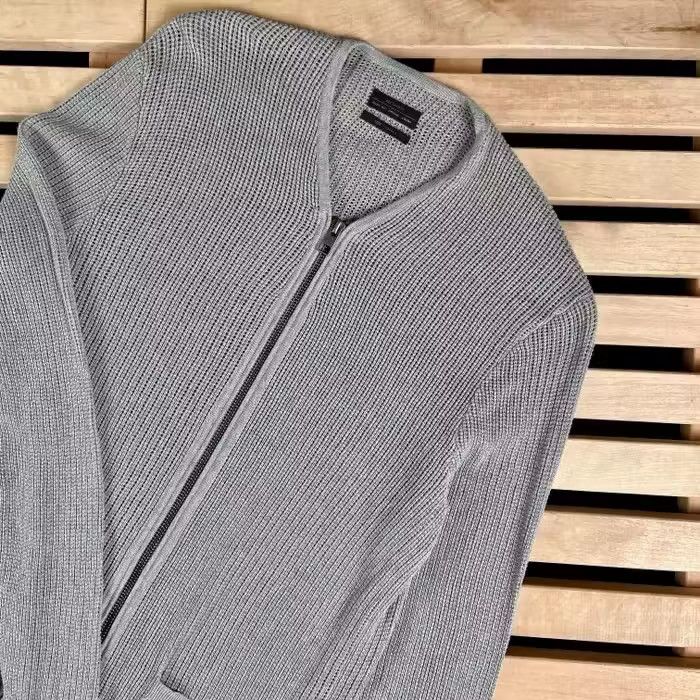Allsaints Mens Sweater Full Zip Allsaints Grey Size S Size US S / EU 44-46 / 1 - 2 Thumbnail