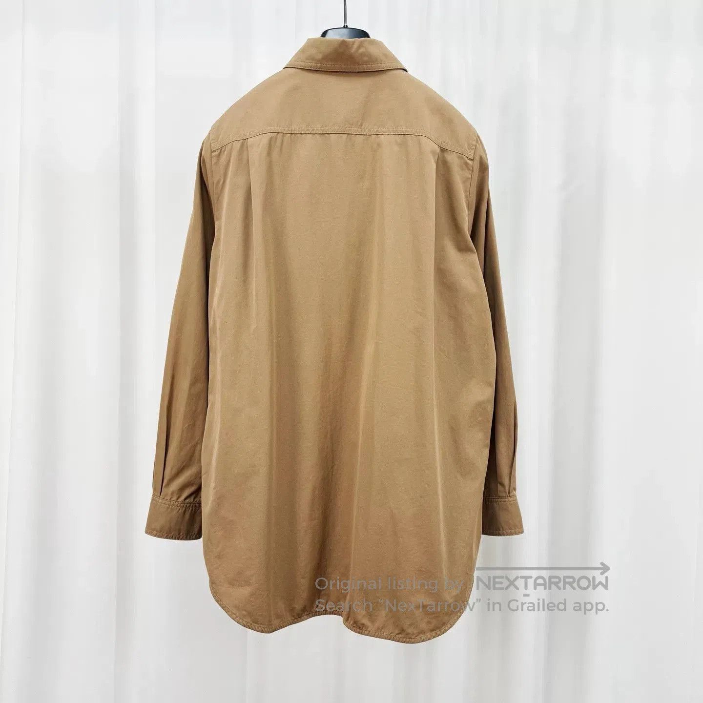 Burberry burberry khaki shirt with logo. Size US M / EU 48-50 / 2 - 2 Thumbnail