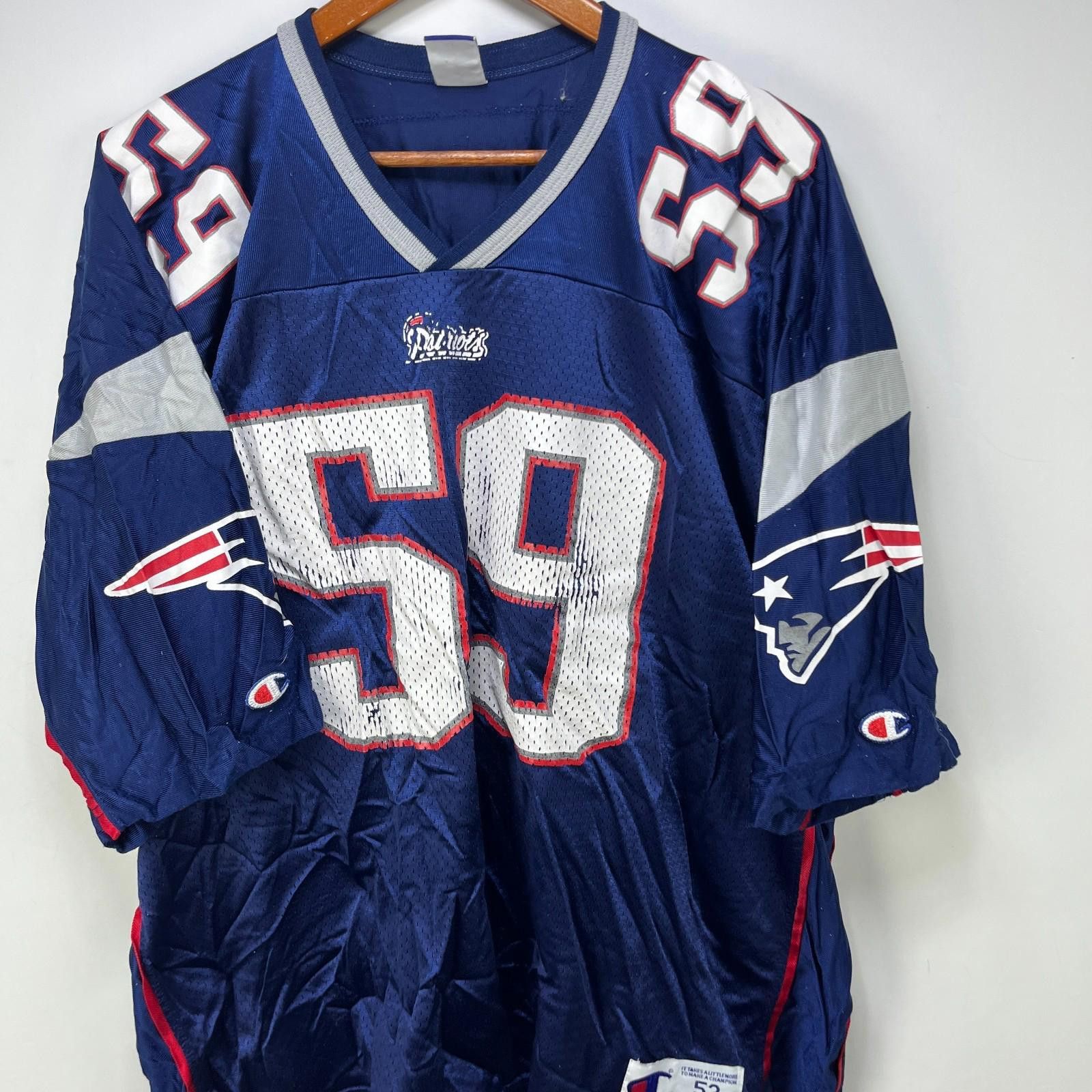 Champion Vintage 90s New England Patriots KatZenMoyer Jersey 2XL Size ONE SIZE - 2 Thumbnail