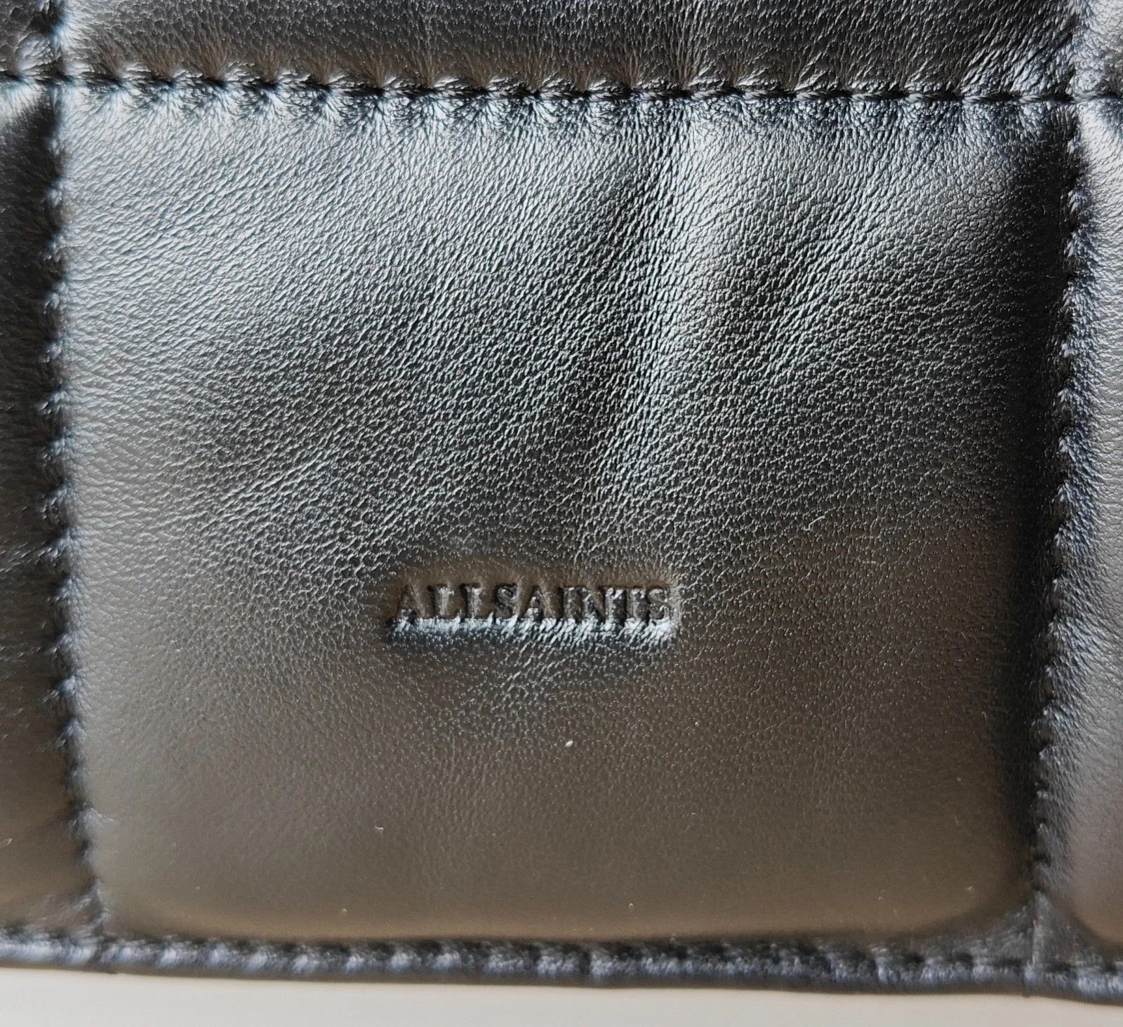 Allsaints ALLSAINTS Sheringham Leather Quilted Shoulder Bag FTP - 8212 Size ONE SIZE - 2 Thumbnail