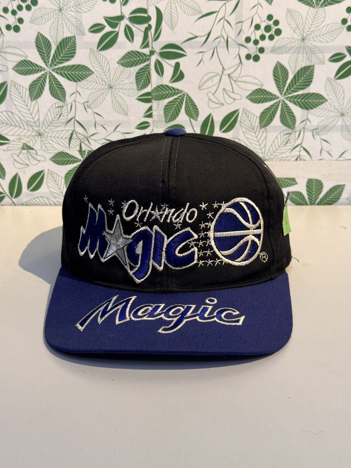 NBA × Vintage SAMPLE Orlando Magic Vintage Spell Out Embroidered Cap Hat Size ONE SIZE - 1 Thumbnail
