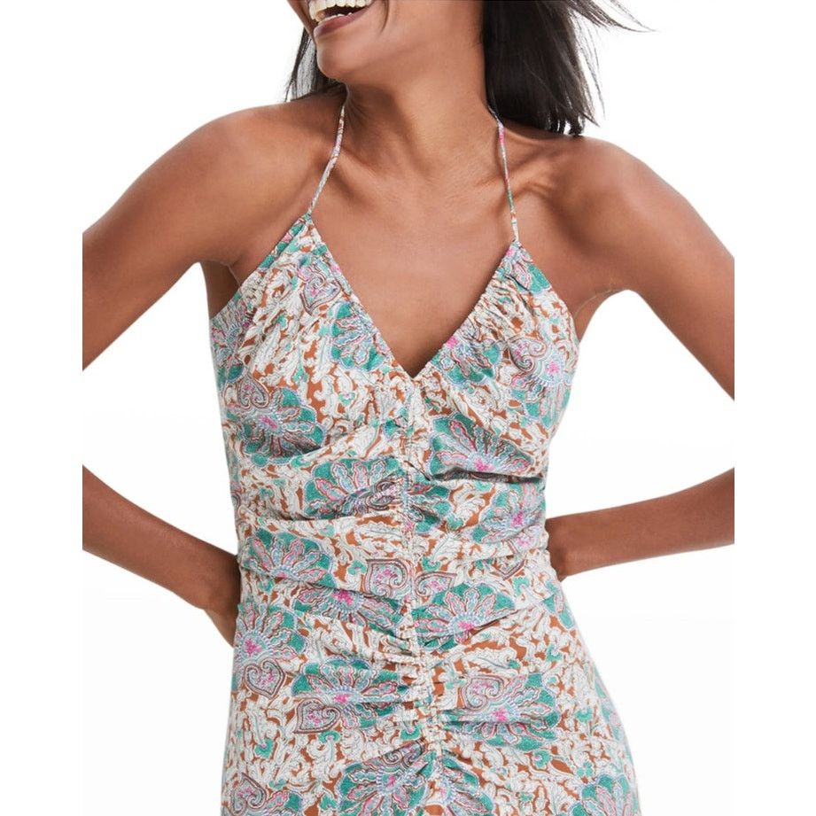 Veronica Beard Aldana Dress Color: Caramel Multi