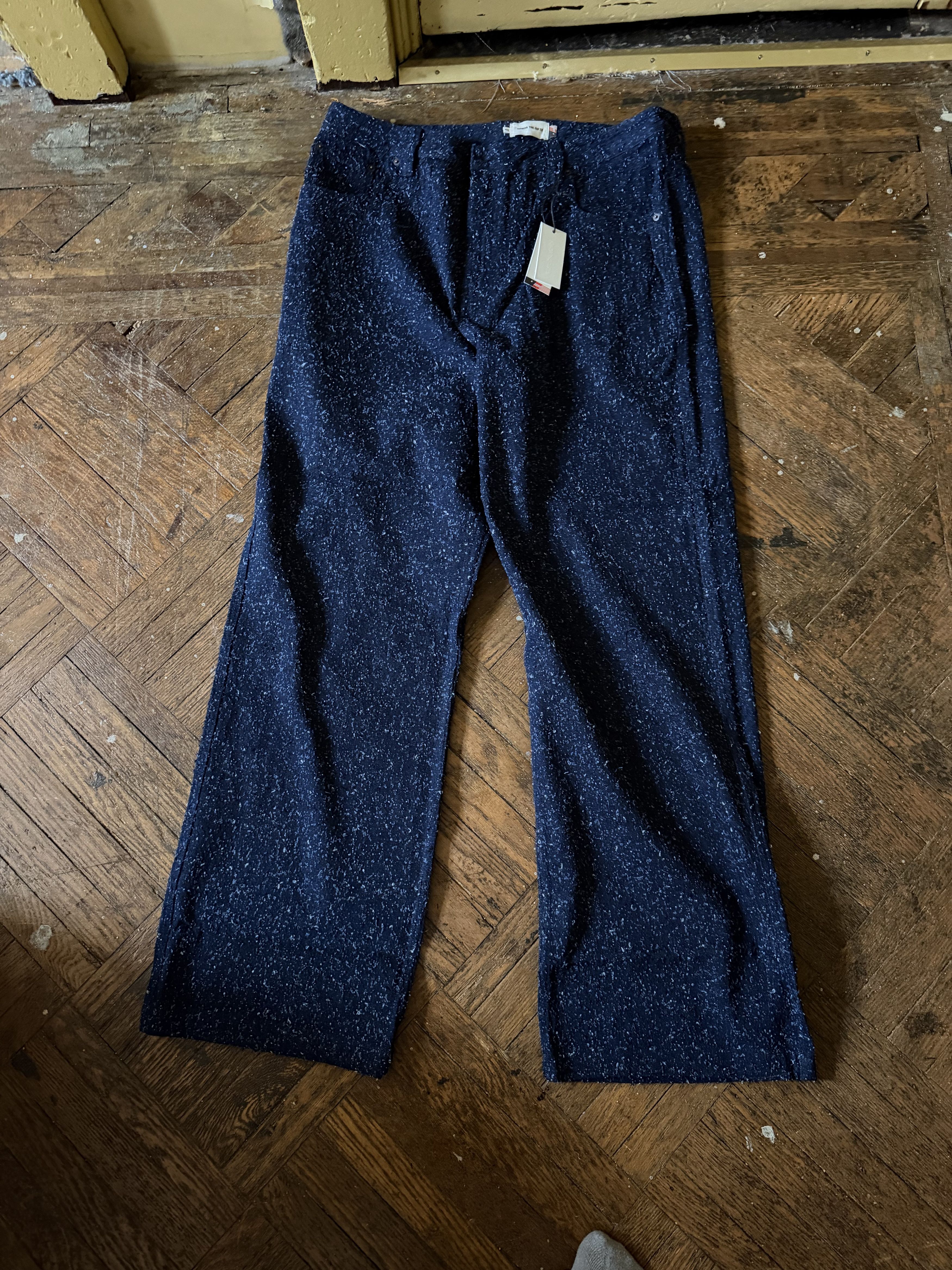 Honor the Gift Nep Yarn Wide Leg - Blue Size US 40 / EU 56 - 2 Thumbnail