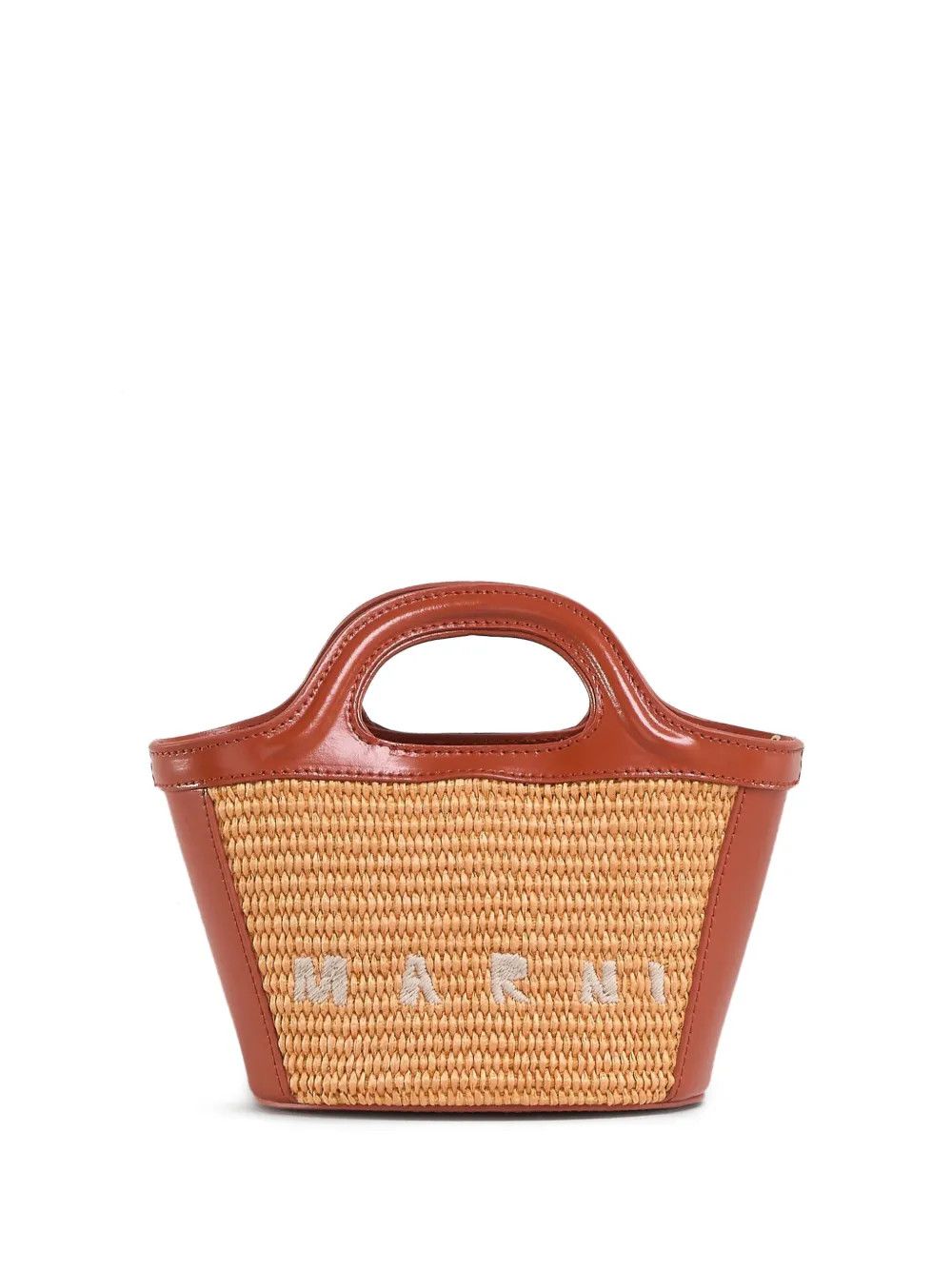 Marni oc11z0525 Size: OS/Tropicalia Raffia Mini Bag in Beige Size ONE SIZE - 1 Thumbnail